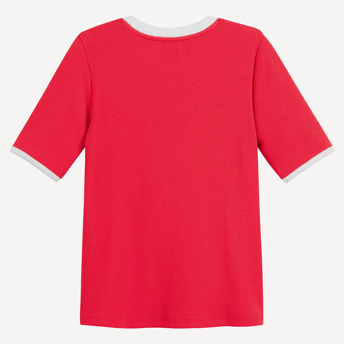 Printed Short Sleeve T-Shirt, 4-14 Years red, LA REDOUTE COLLECTIONS