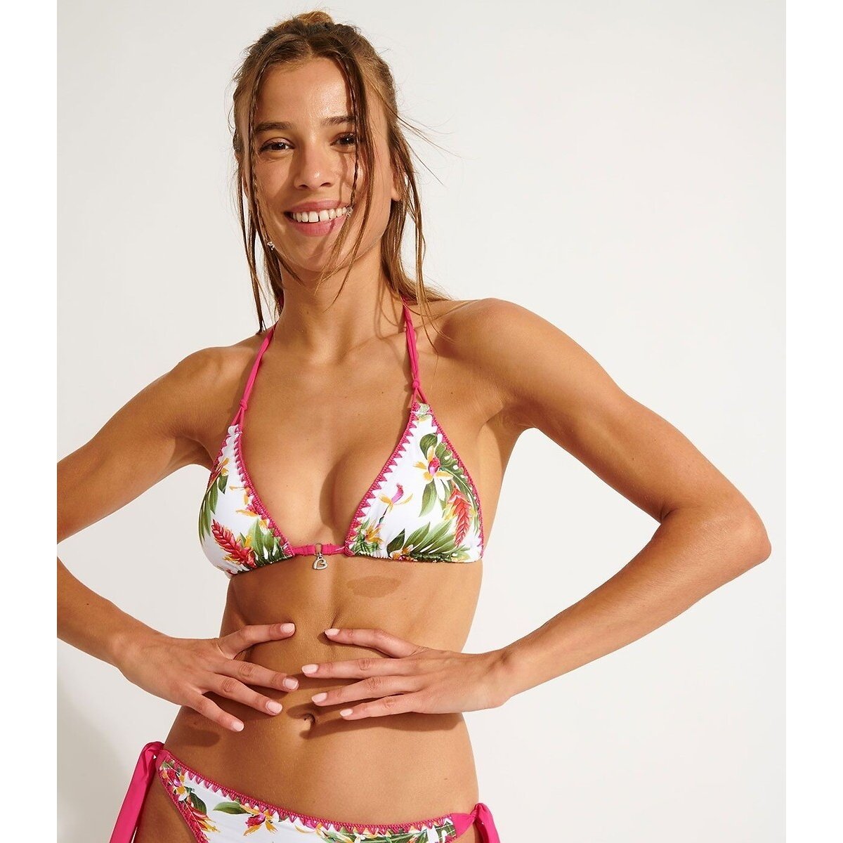 Triangle Bikini Top, Nuco Kaelua printed, BANANA MOON