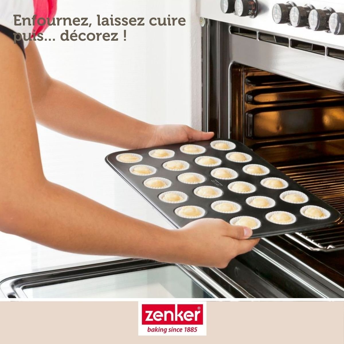 Lot de 2 moules à gâteaux 38,5/26,5 cm Black metallic Black noir, ZENKER