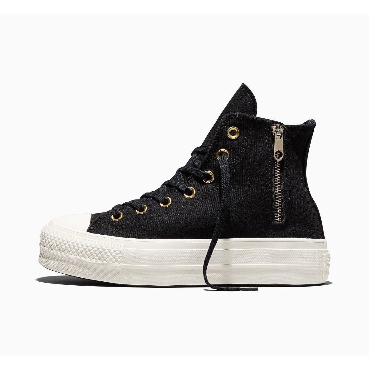 Sneaker CHUCK TAYLOR ALL STAR LIFT OX SIDE ZIP schwarz, CONVERSE