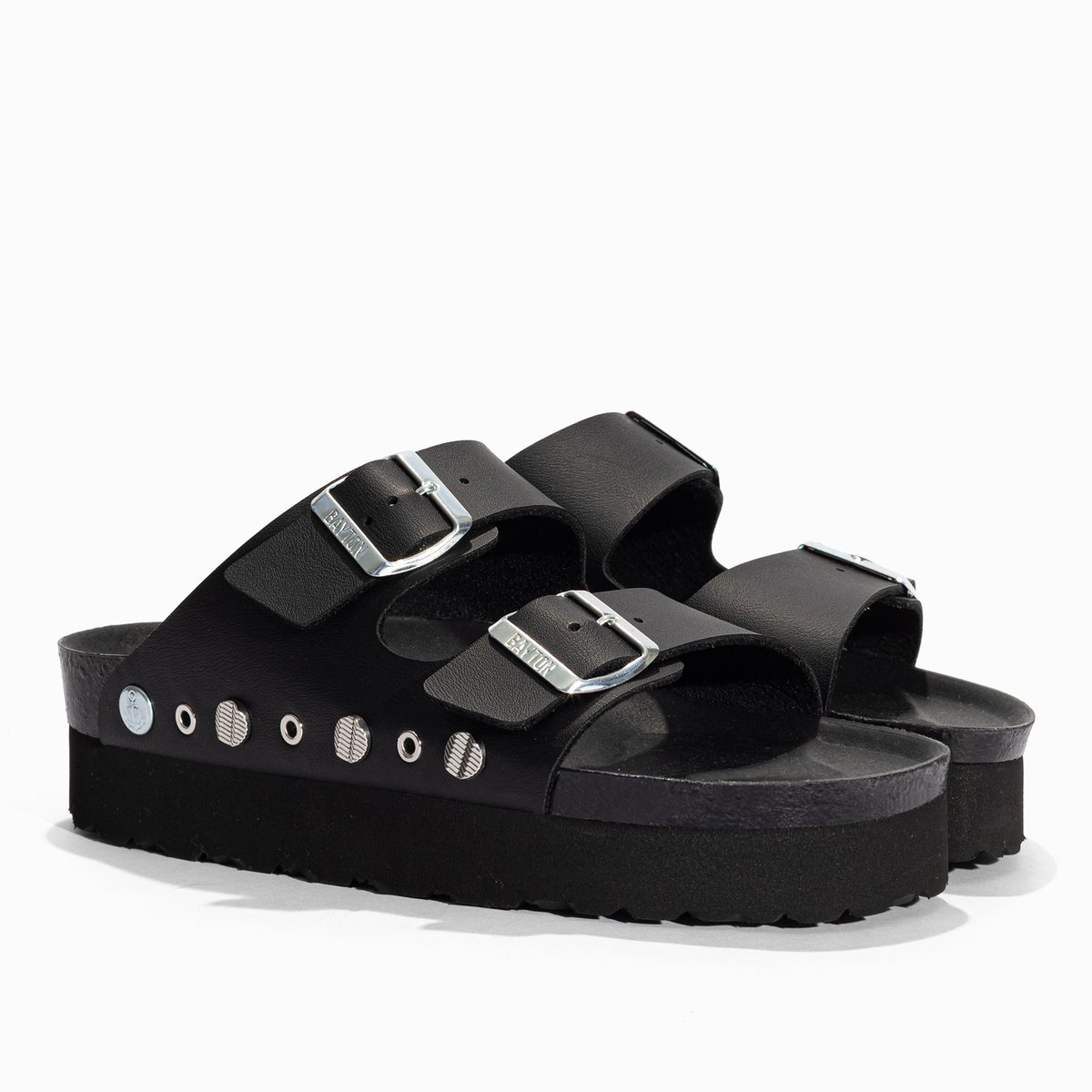 Sandales Vegan JULIA noir, BAYTON