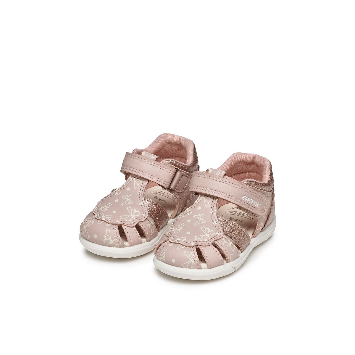 Sandales fermées ZAPITO, premiers pas rose pale, GEOX