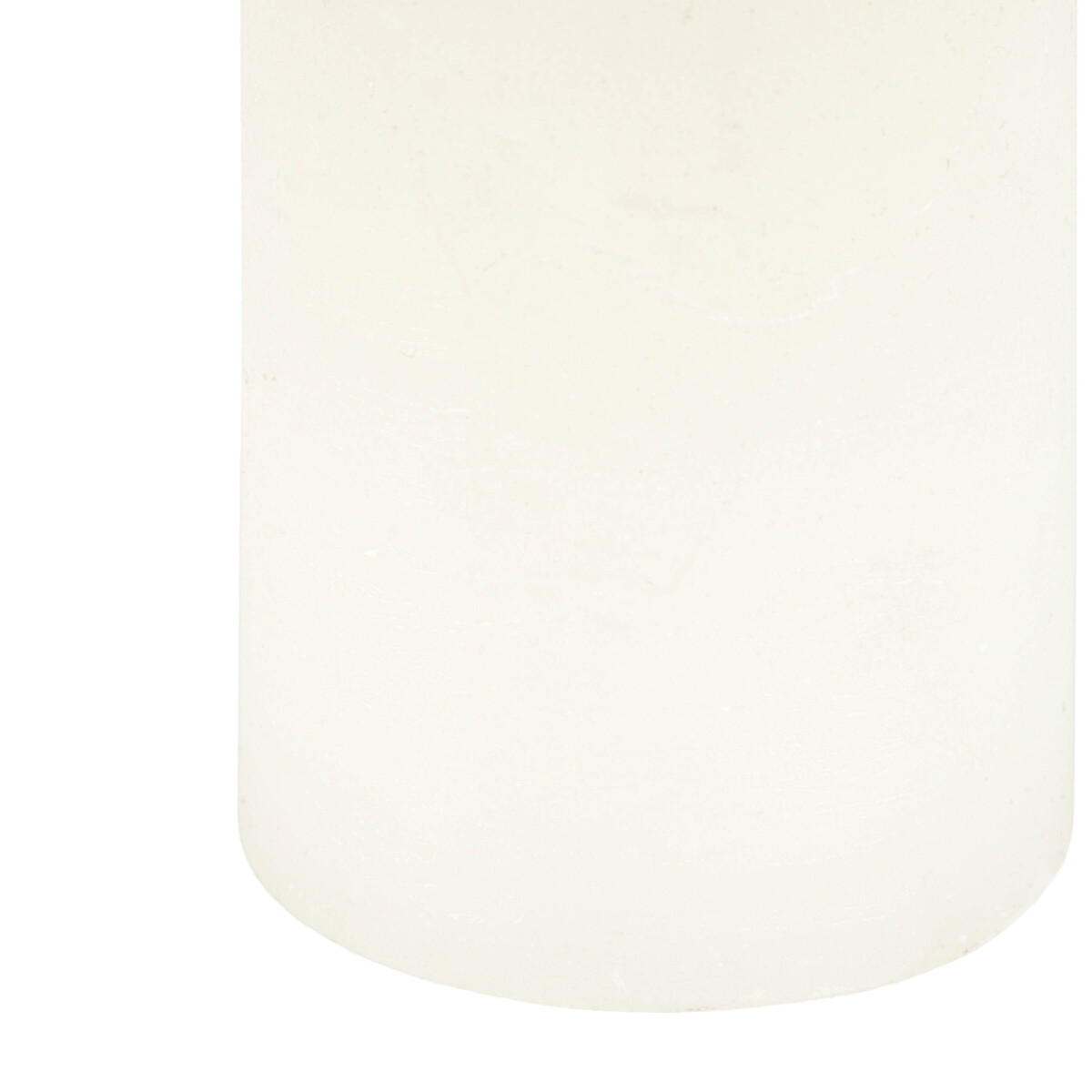 Set of 2 18cm Rustic Pillar Candles white, ÉDITÉ