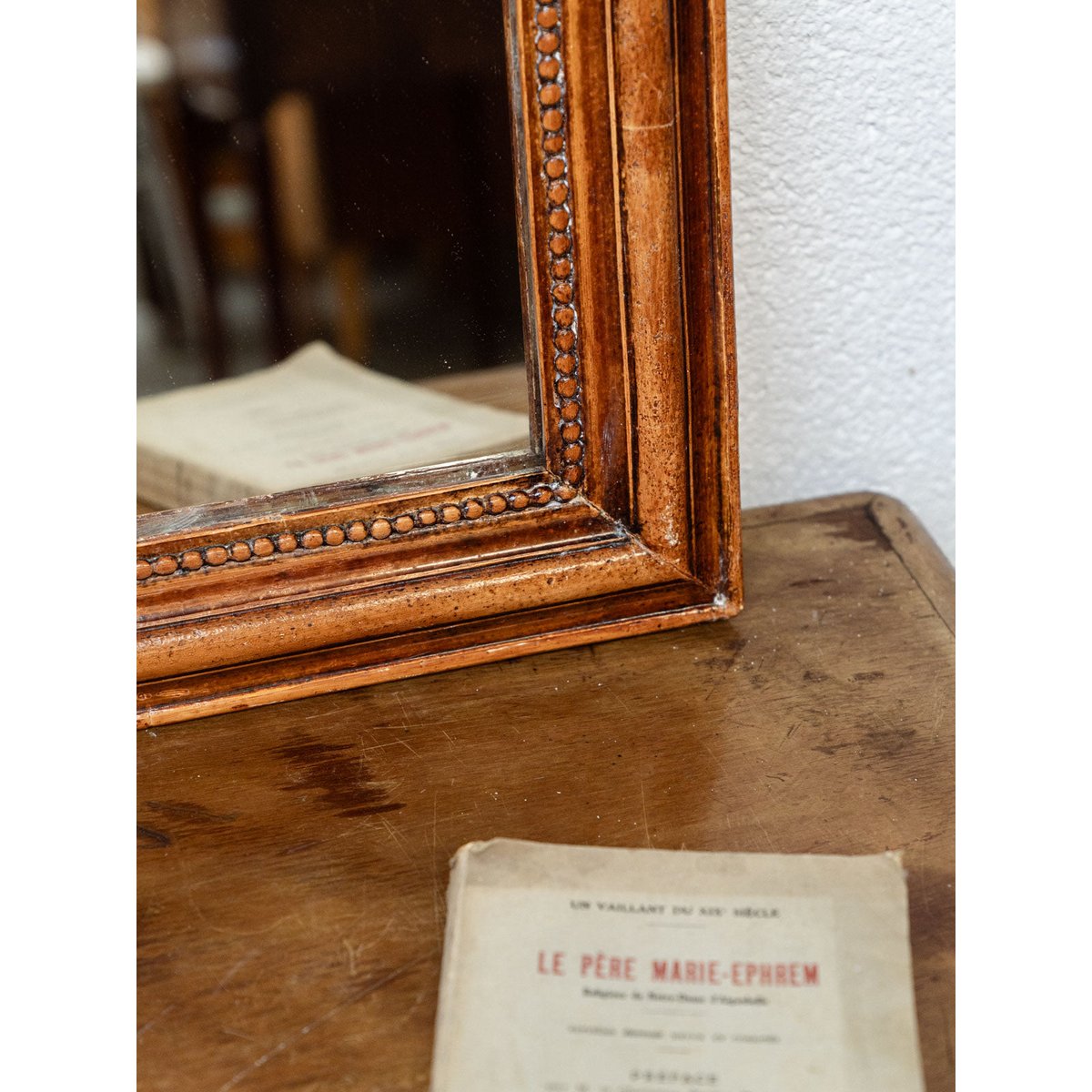 Miroir Louis Philippe Georges N°1213 - Bon état rouille, DEBONGOUT