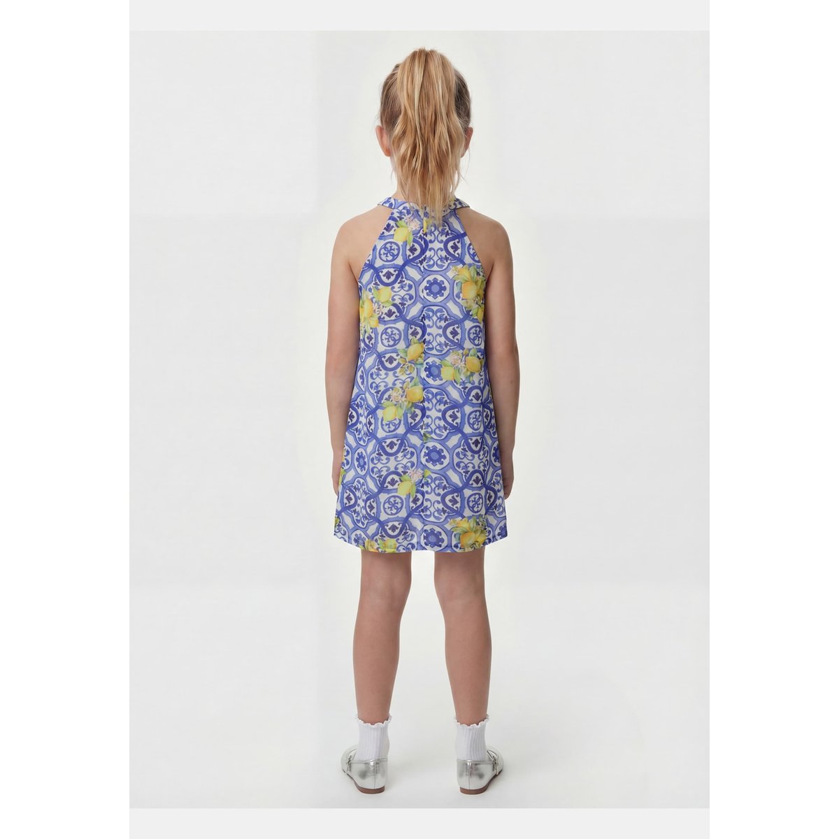 Robe Imprimée À Col Halter blau multi, GUESS KIDS