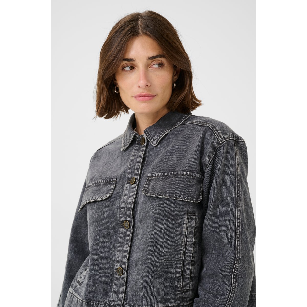 Veste gris dark gull gray wash, CULTURE