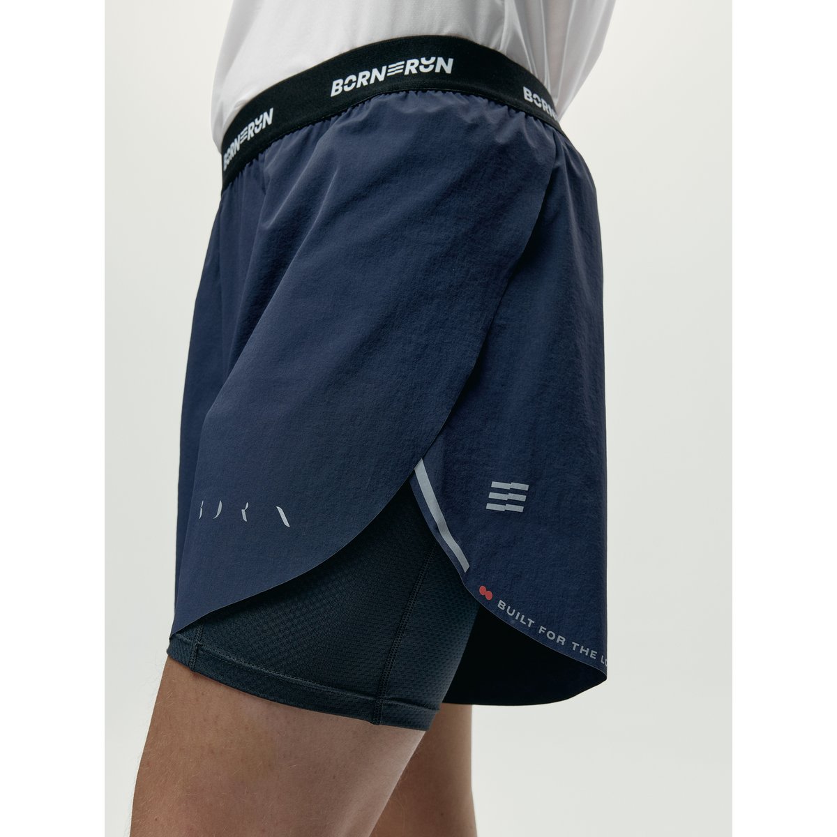 Short de sport Homme Running KINETIC bleu, BORN