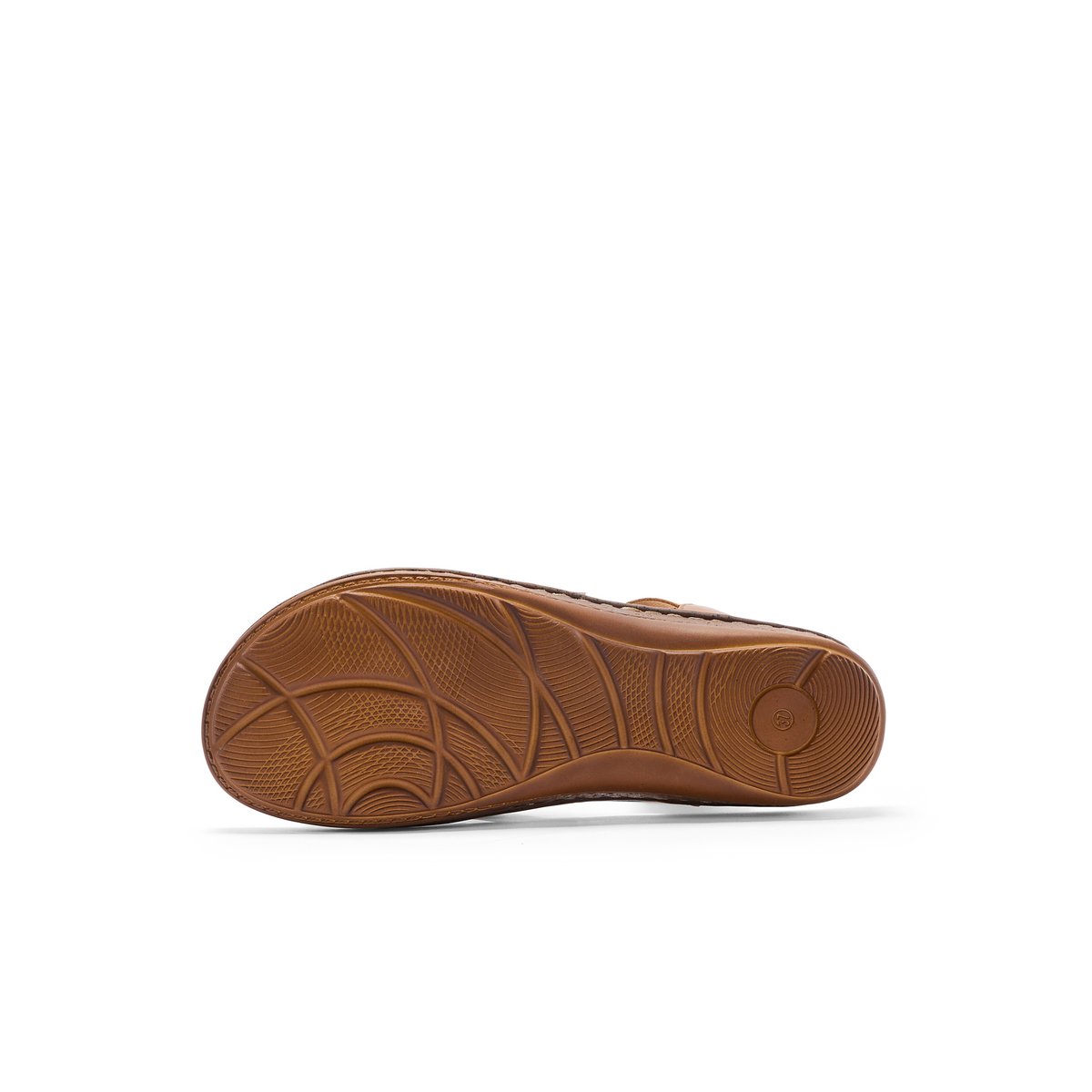 Sandales avec perles fantaisie marron, PEDICONFORT