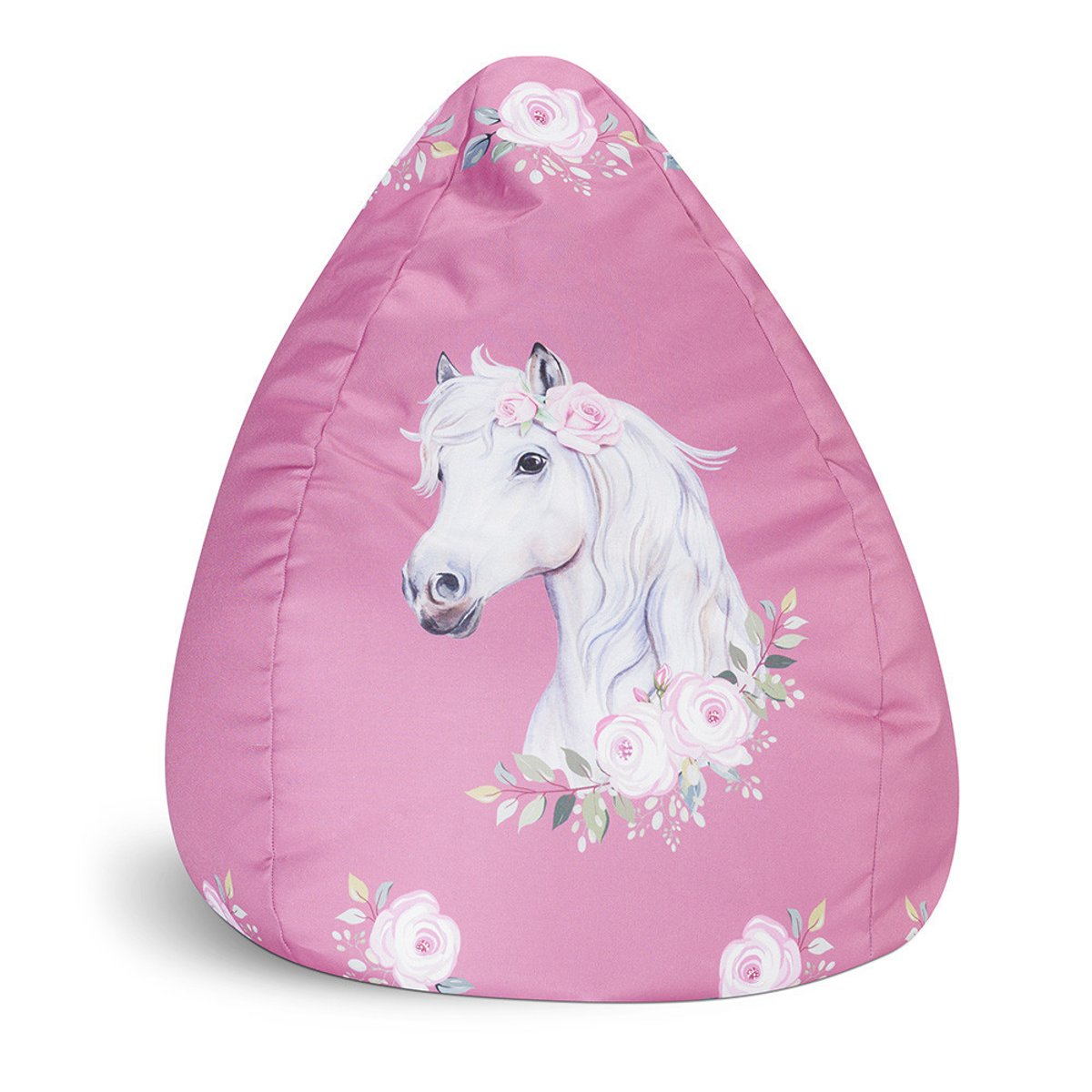 Pouf poire enfant HORSE XL multicolor, SITTING POINT