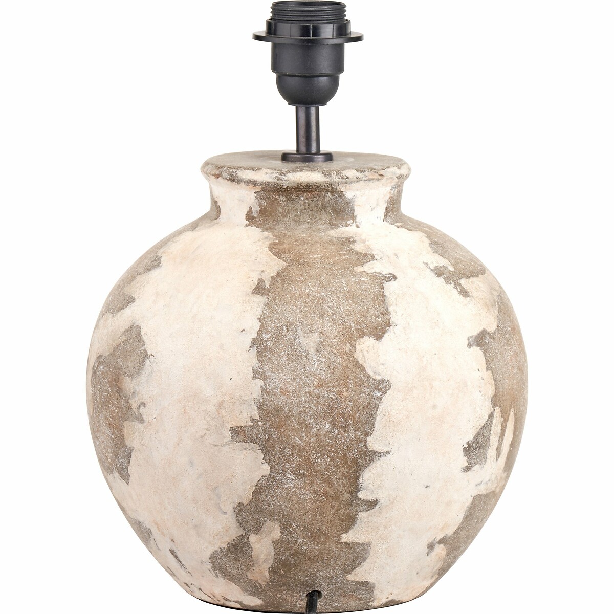 Lulu Antique Finish Stoneware Table Lamp Base brown , ÉDITÉ