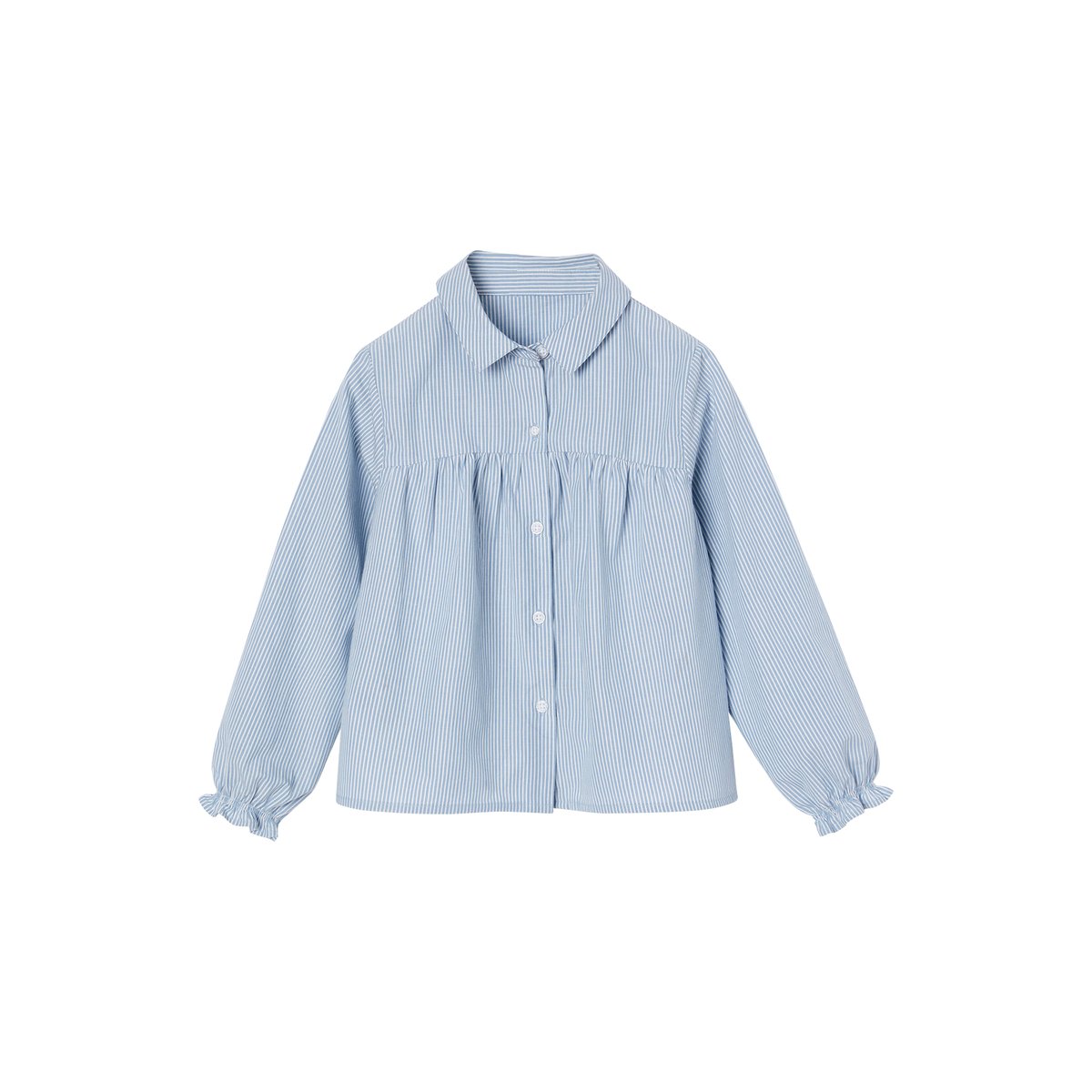 Chemise imprimée bleu ciel, VERTBAUDET