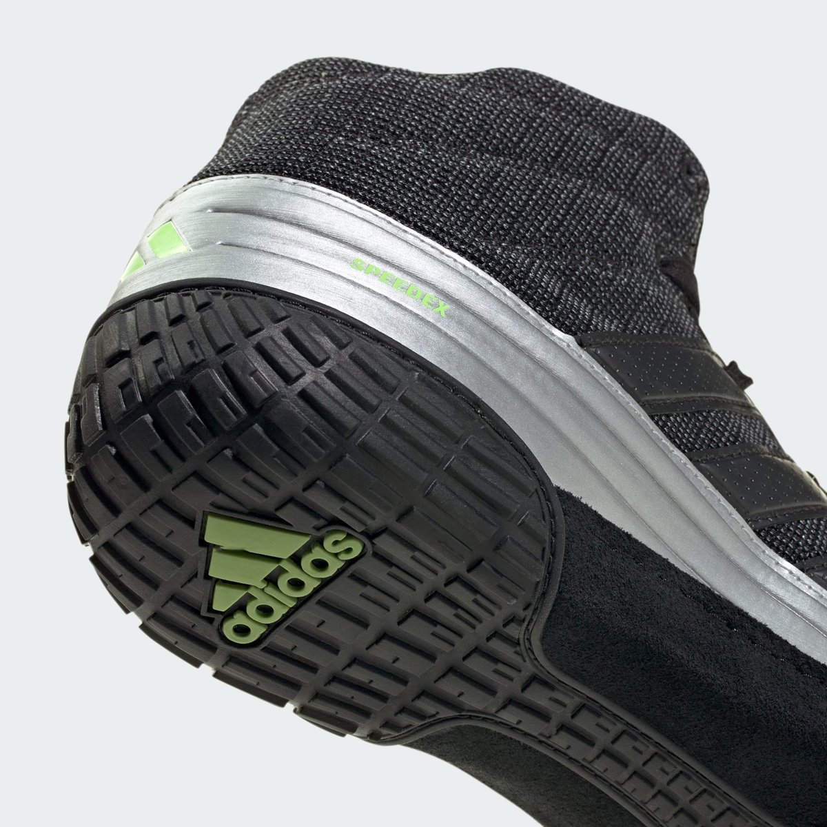 Chaussure De Lutte Speedex core black / core black / lucid lemon, adidas Performance