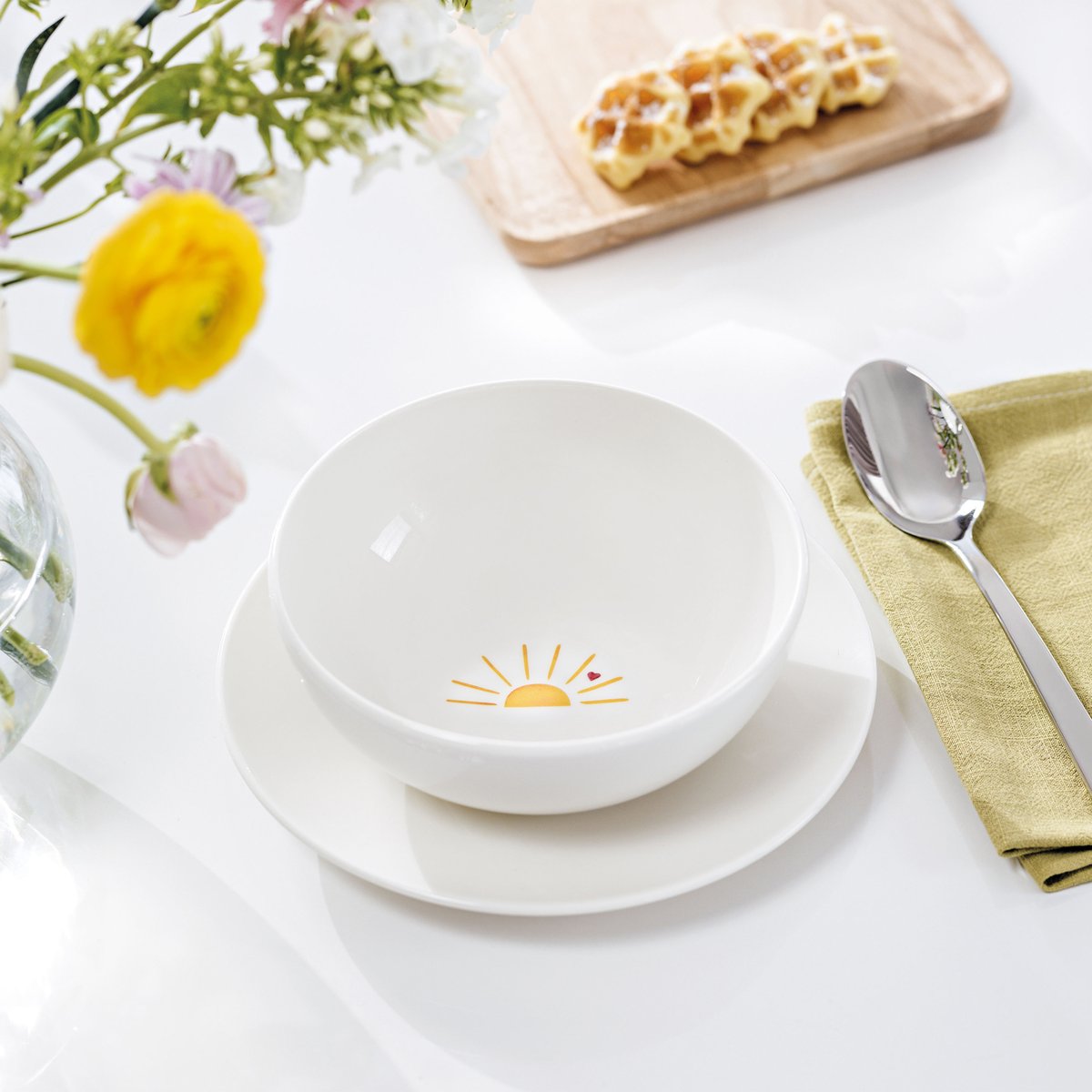 Assiette À Dessert Hello Sunshine WITH LOVE couleur unique, LIKE. BY VILLEROY & BOCH