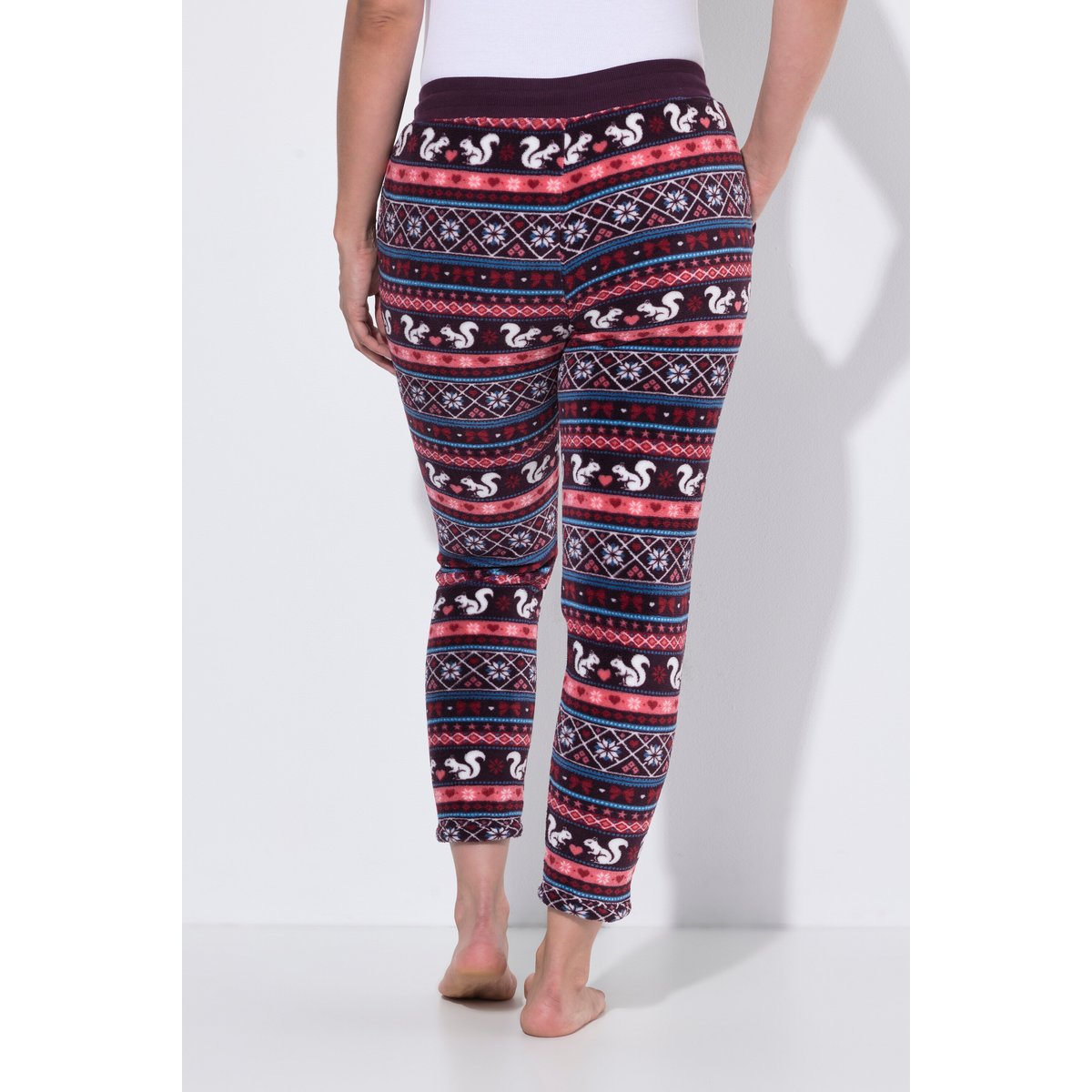 Pantalon d'intérieur avec taille élastique prune foncé, ULLA POPKEN