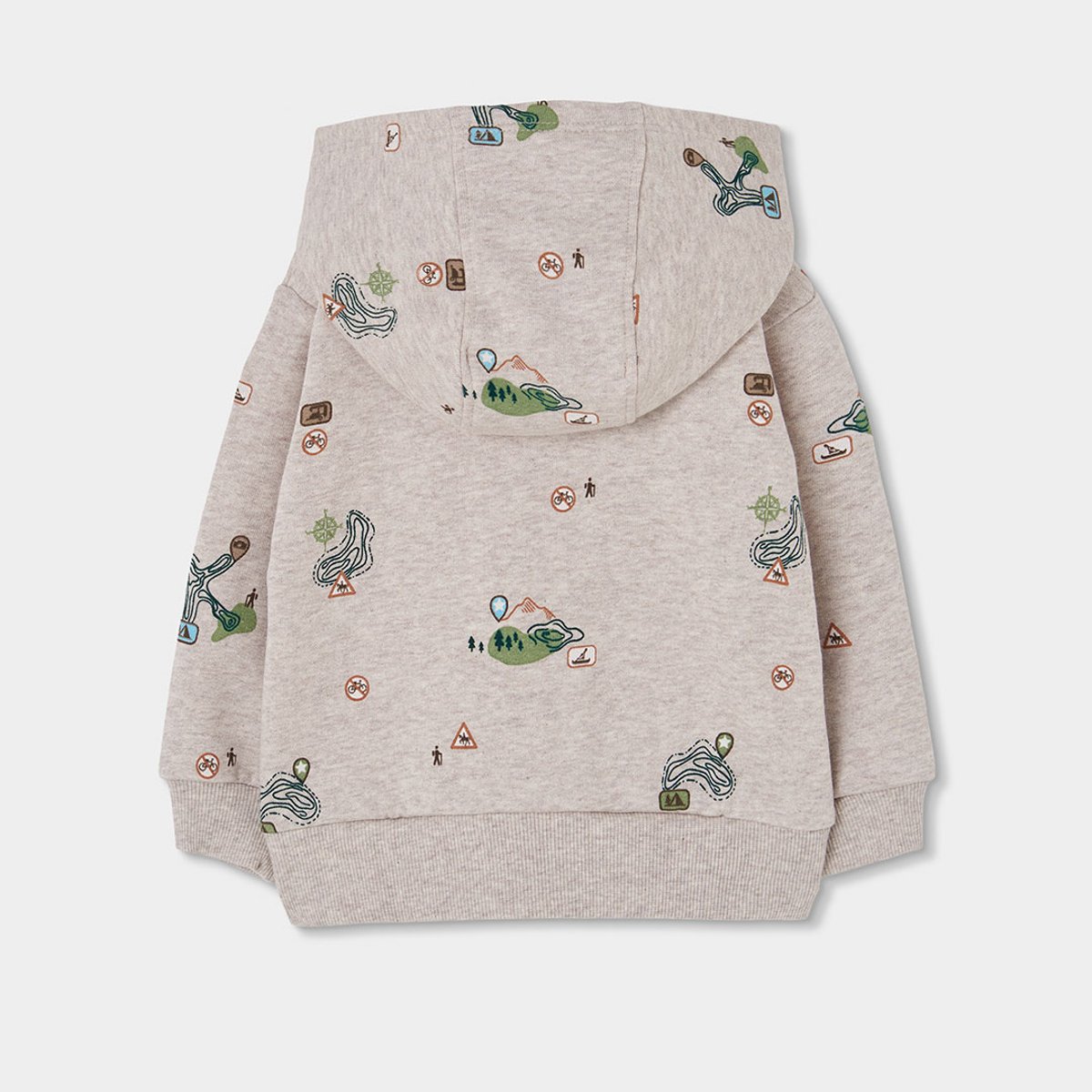 Veste garçon molleton imprimé aventure multicolore, BOBOLI
