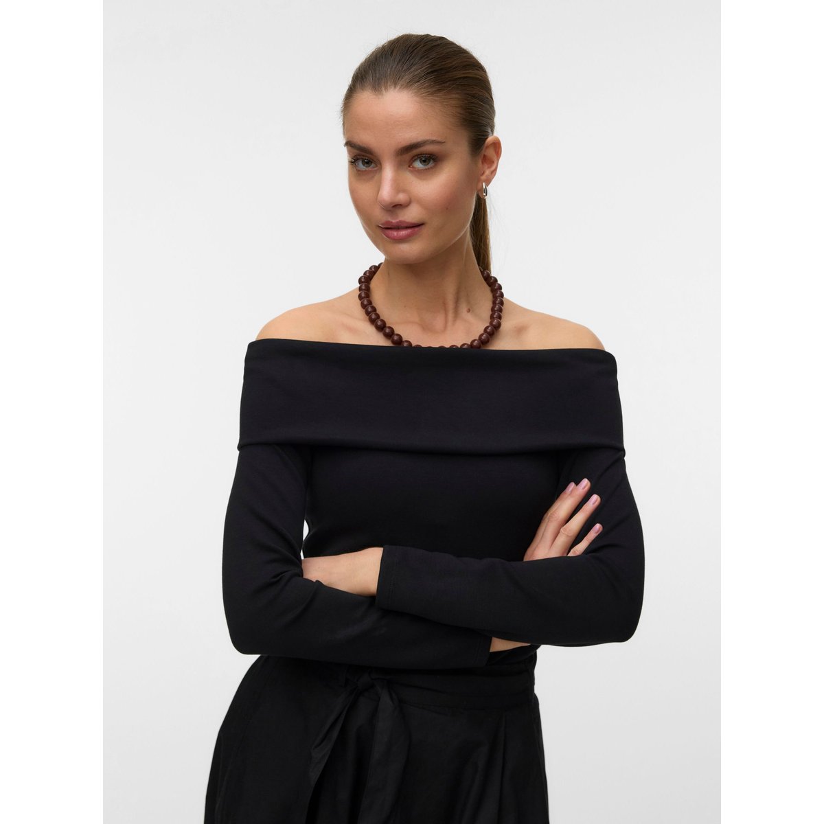 Haut À Épaules Dénudées black 1, VERO MODA