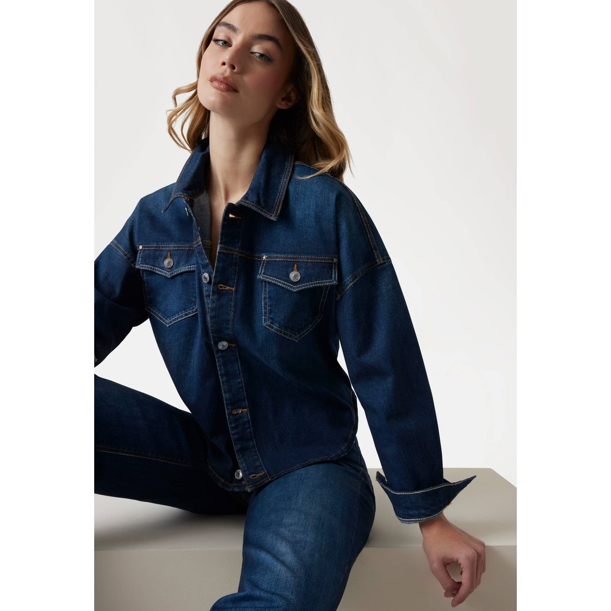 Surchemise Jean bleu, GUESS