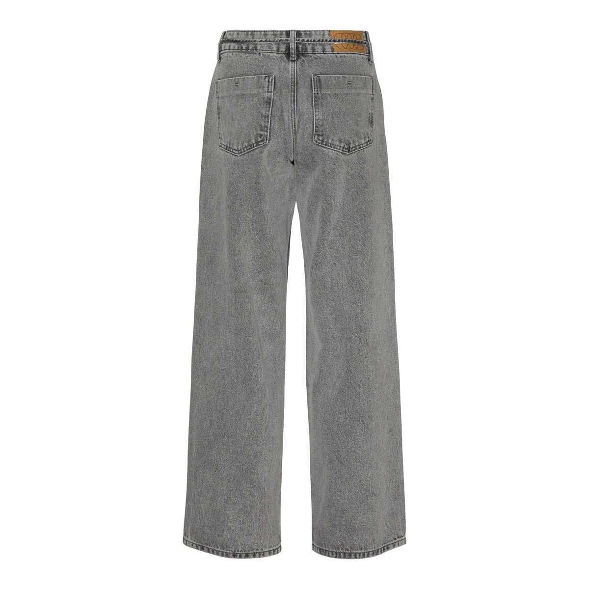 Jean À Coupe Large light grey denim, VERO MODA
