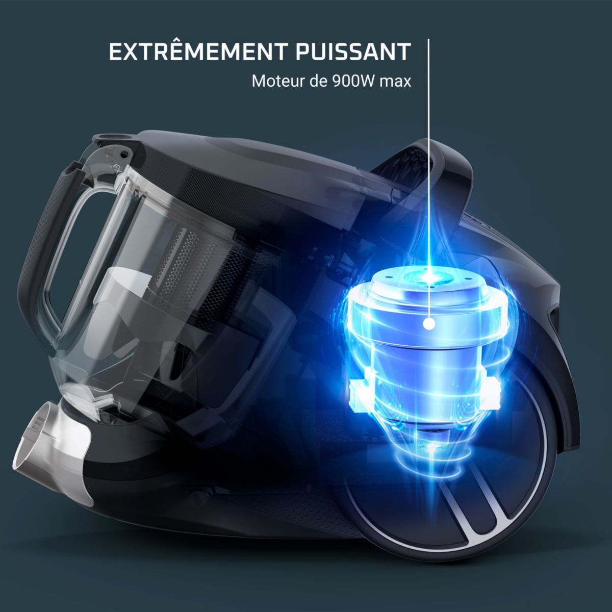 Aspirateur sans sac Compact Cyclonic Power XXL RO4B25EA couleur unique, ROWENTA