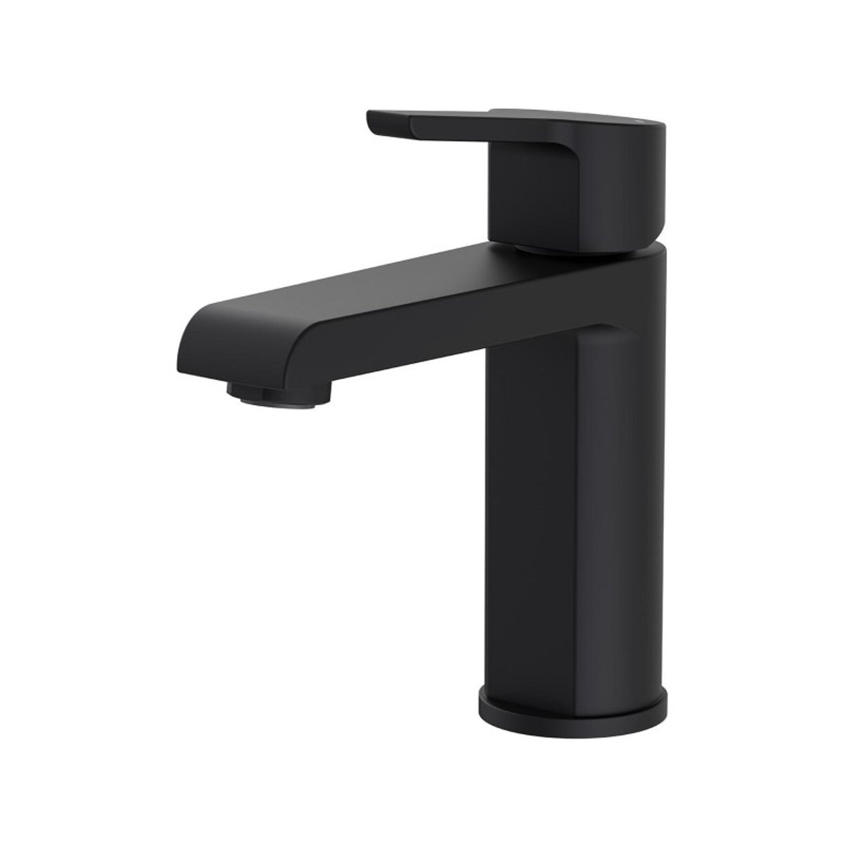 Robinet salle de bain mitigeur bec bas Neto noir, MOB IN