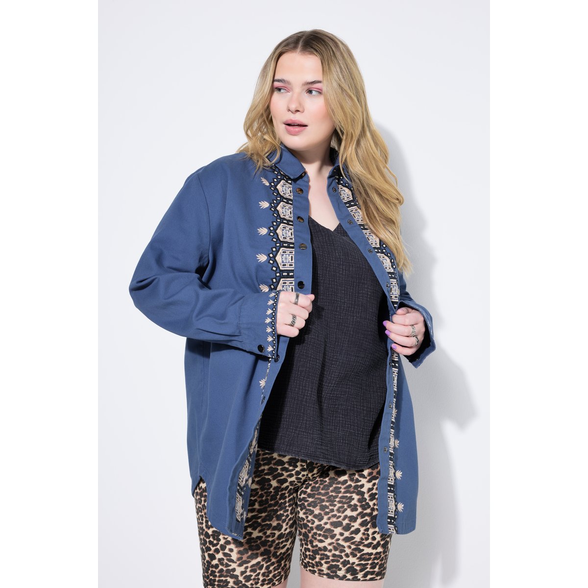 Chemise oversize jeans bleu, STUDIO UNTOLD