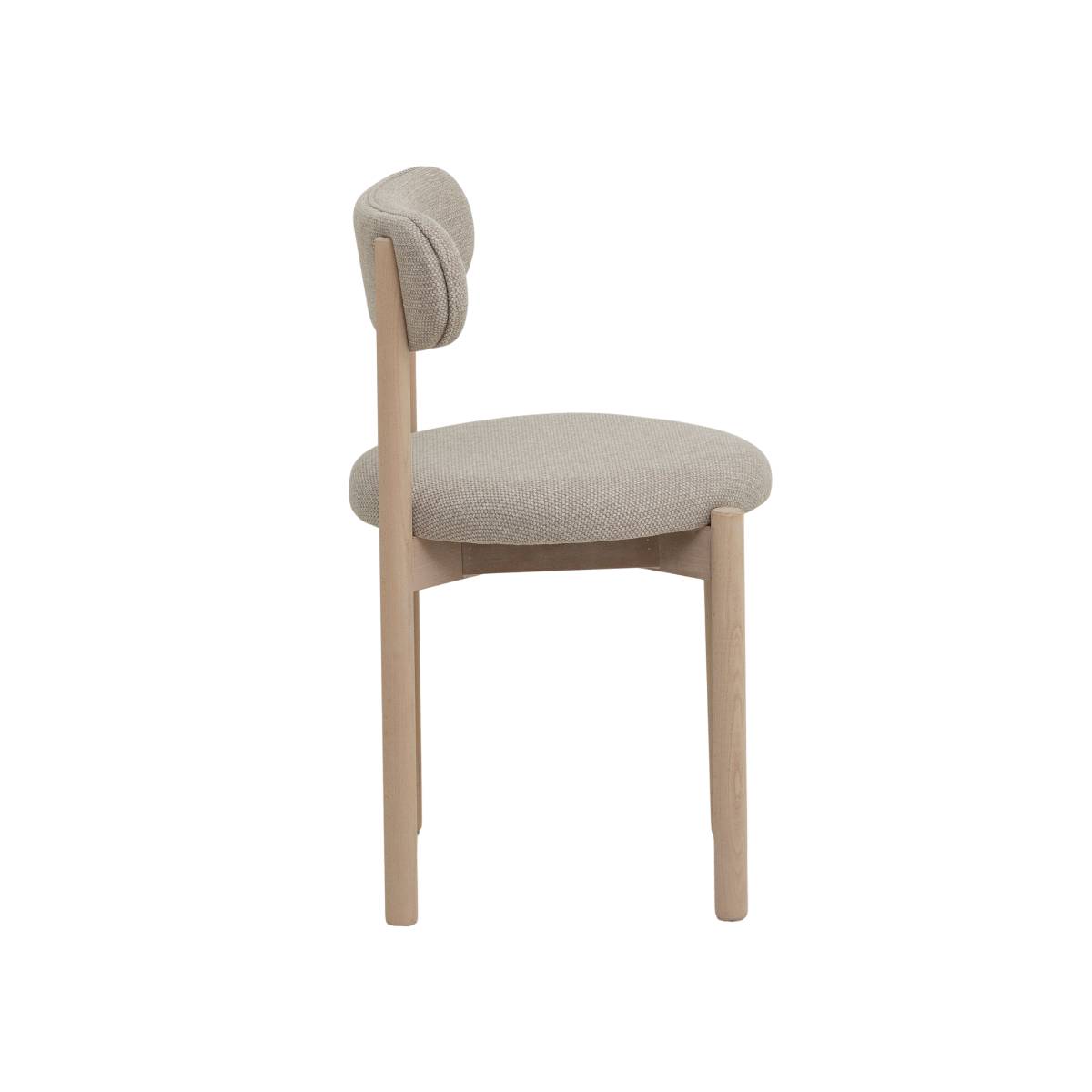 Lot de 2 chaises en bois de hêtre LÉRIDA bois clair, MADE IN MEUBLES