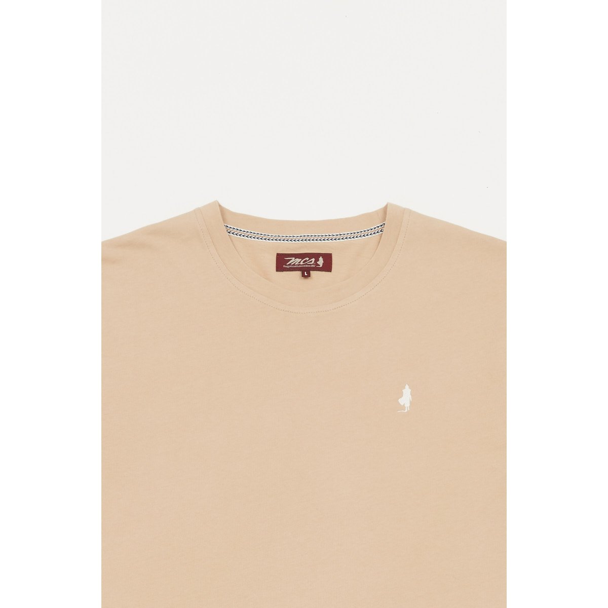 Tee shirt uni léger beige, MCS
