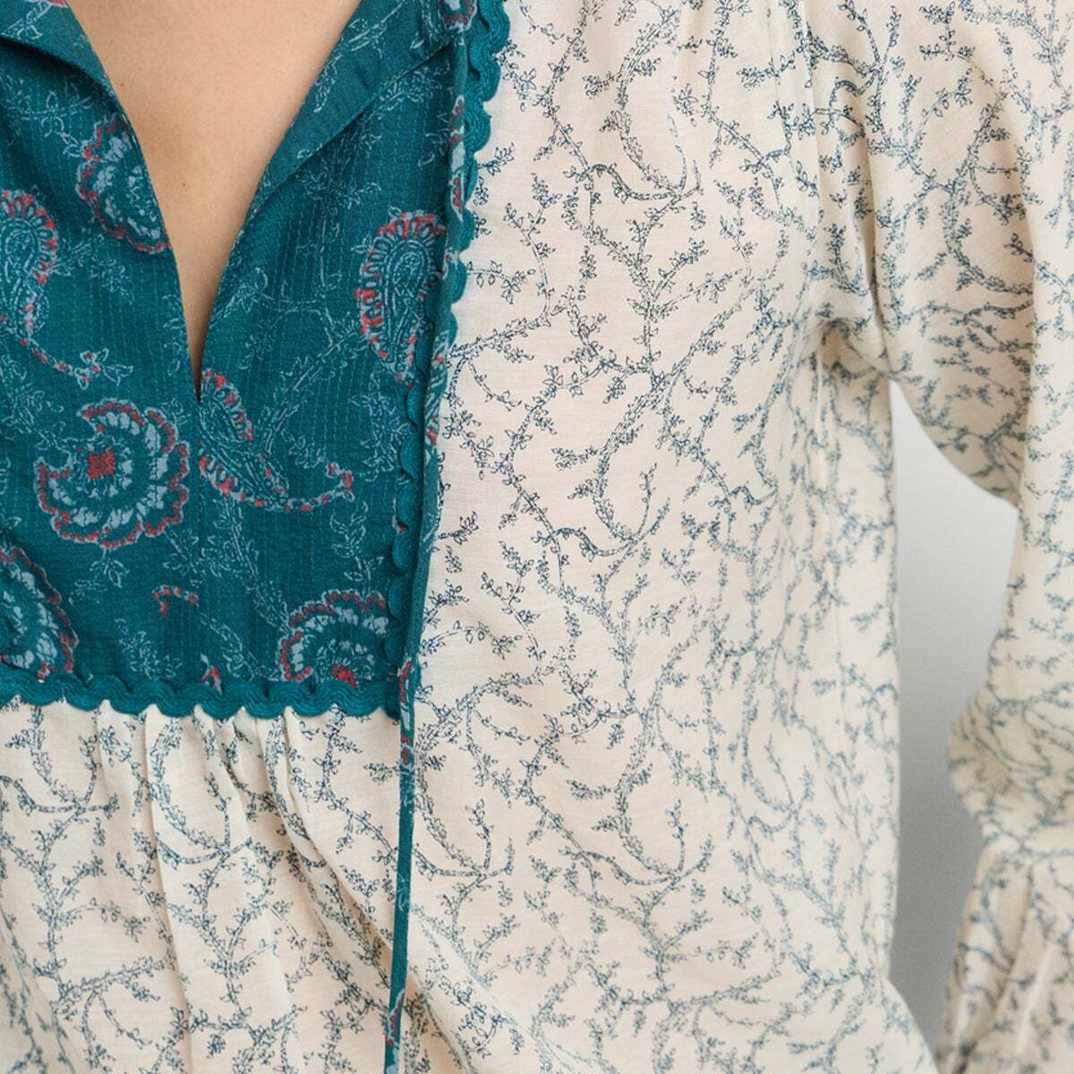 Blouse Fluide À Imprimé Floral blanche toile, PEPE JEANS