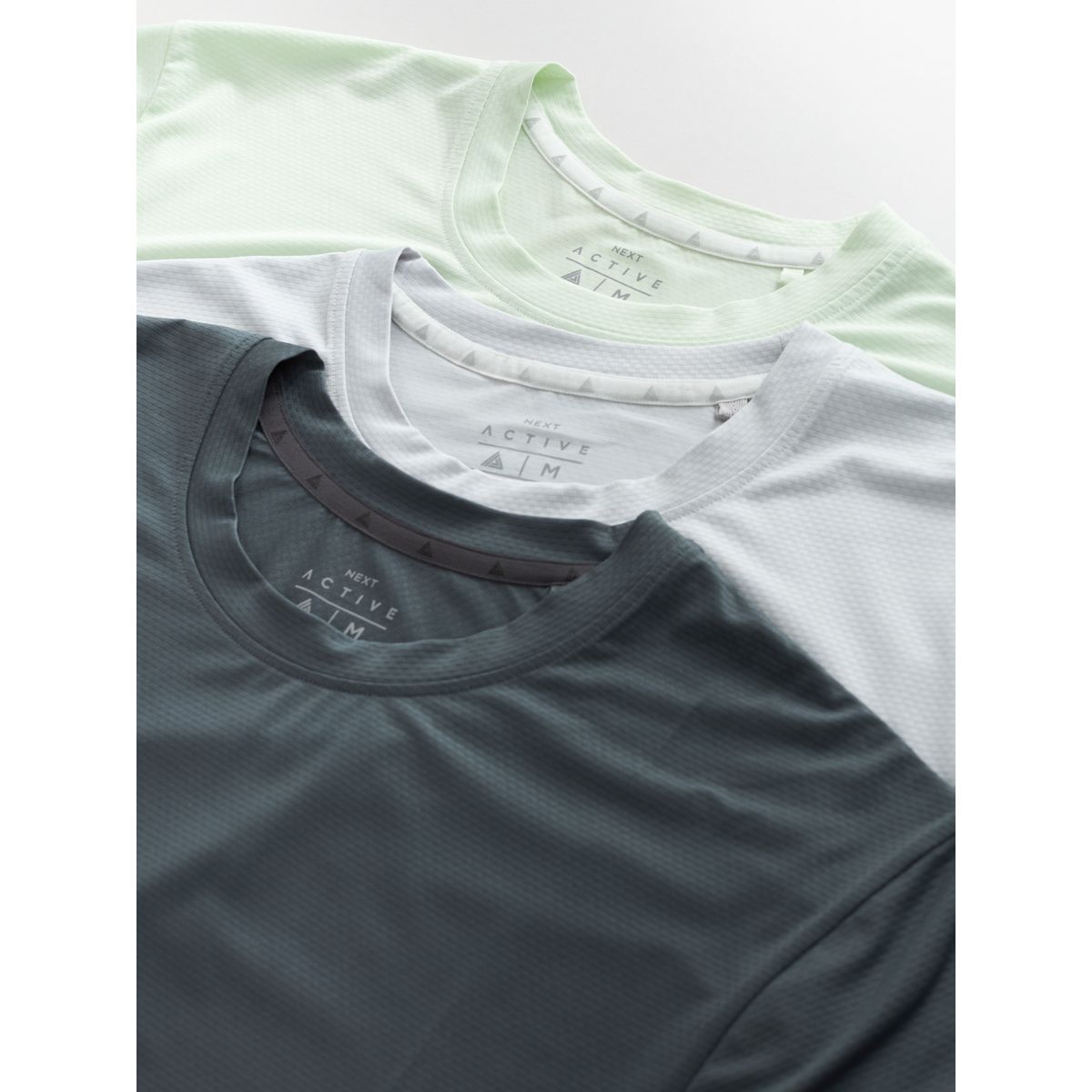 T-shirt de sport texturé active, lot 3 gris ardoise, NEXT