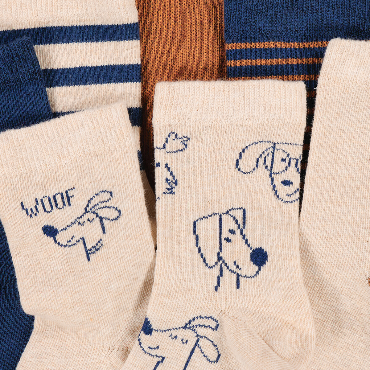 Lot de 7 paires de chaussettes multicolore, LA REDOUTE COLLECTIONS