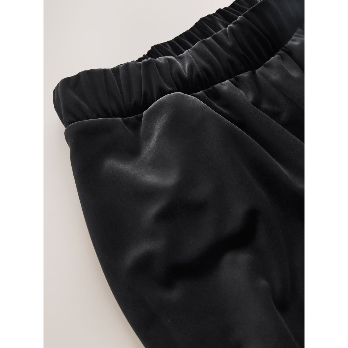 Pantalon large en velours noir, NEXT