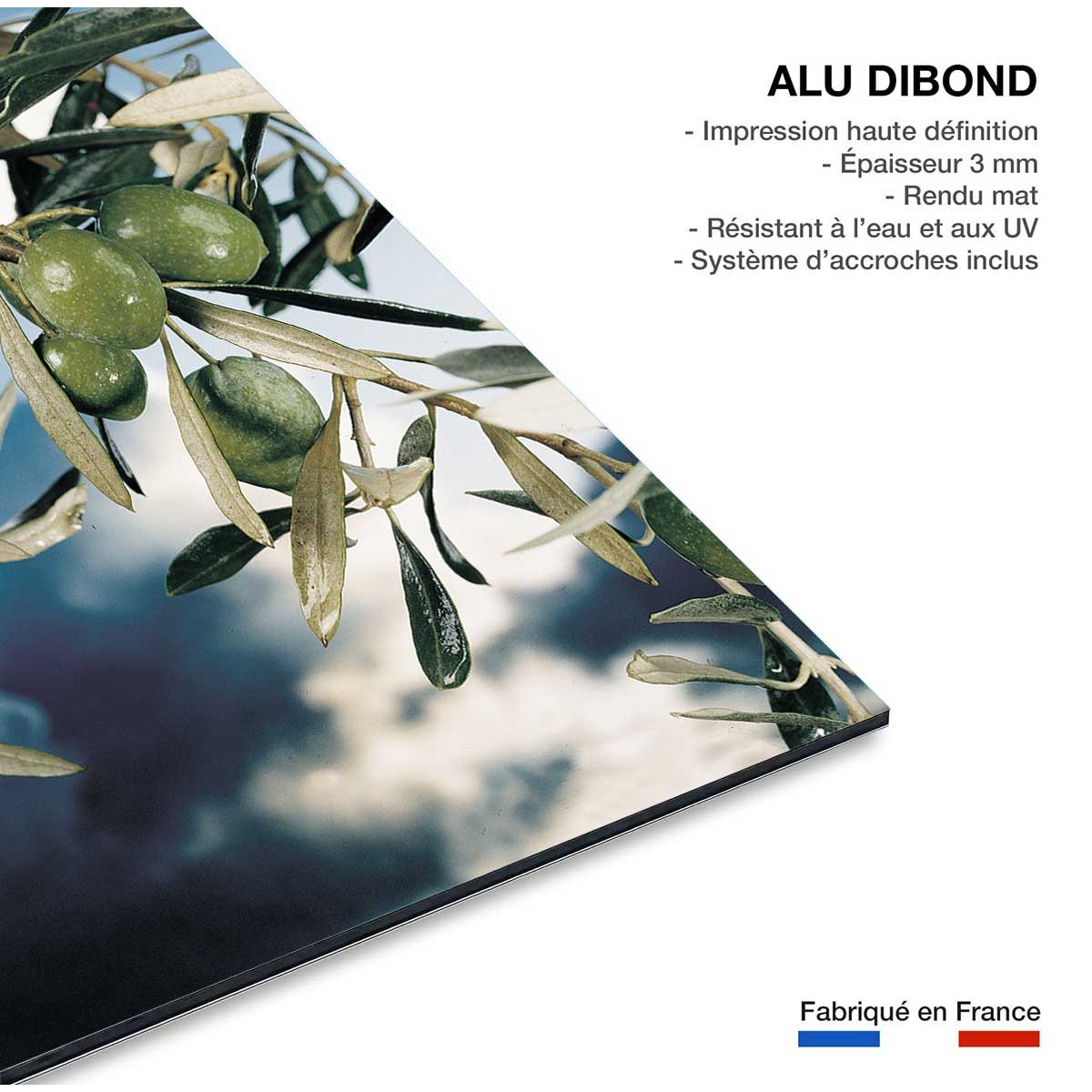 Tableau kalamata tableau alu dibond, HEXOA