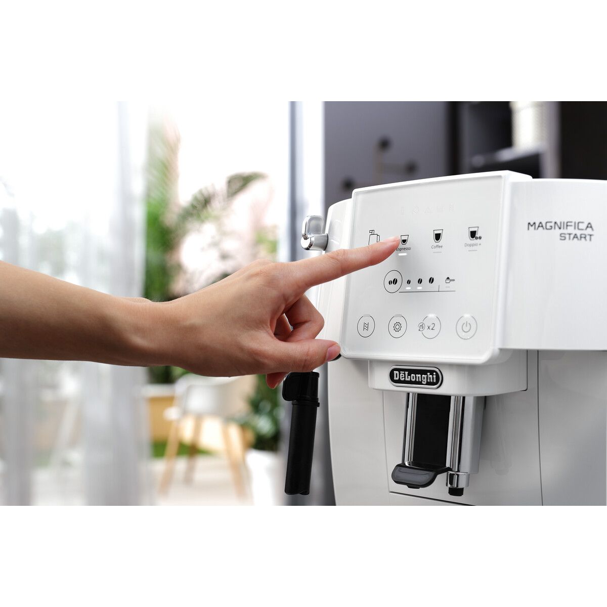 Expresso Broyeur ECAM220.21.WW couleur unique, DELONGHI