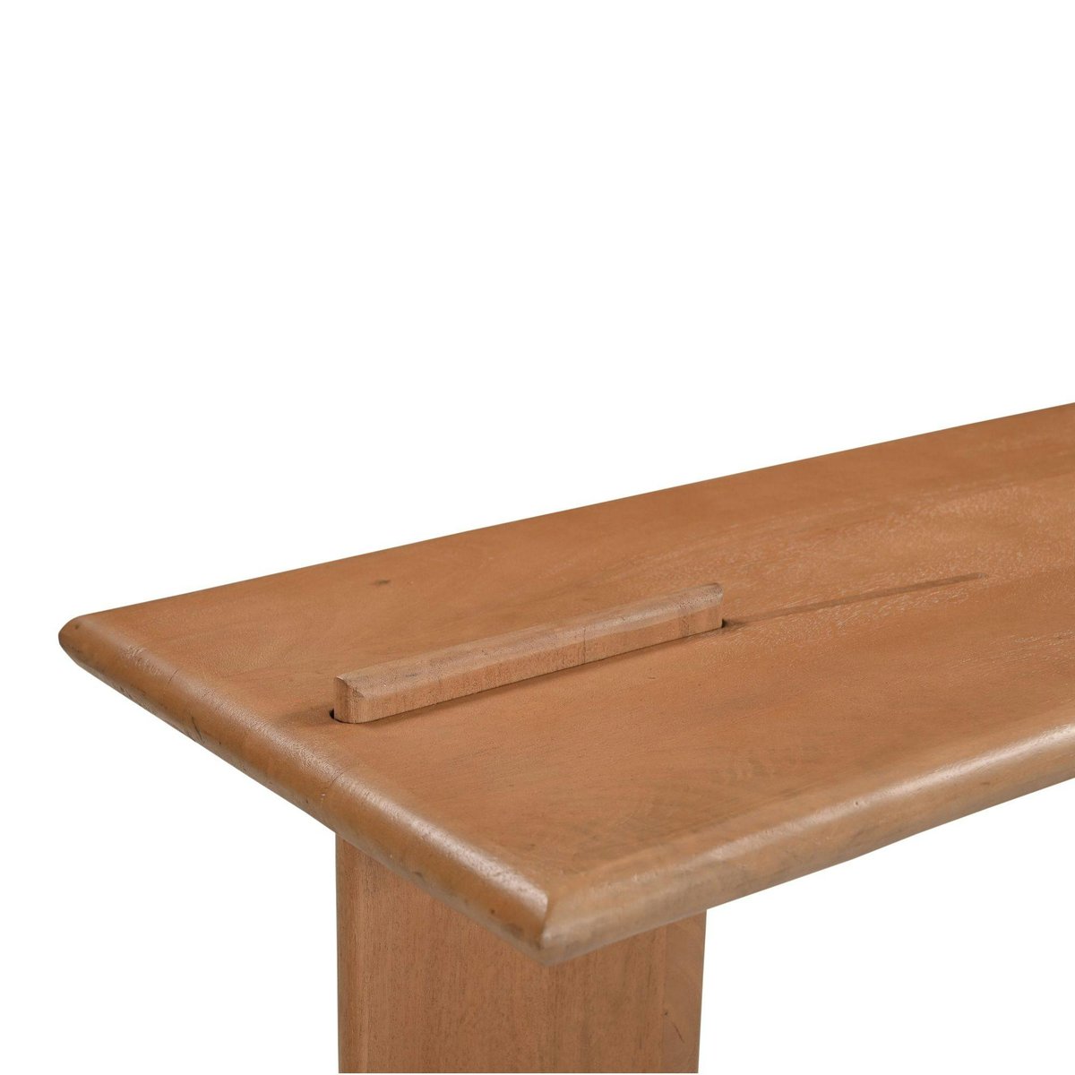 Banc TV en bois clair à étagère 160 cm ALMA bois naturel, PIER IMPORT