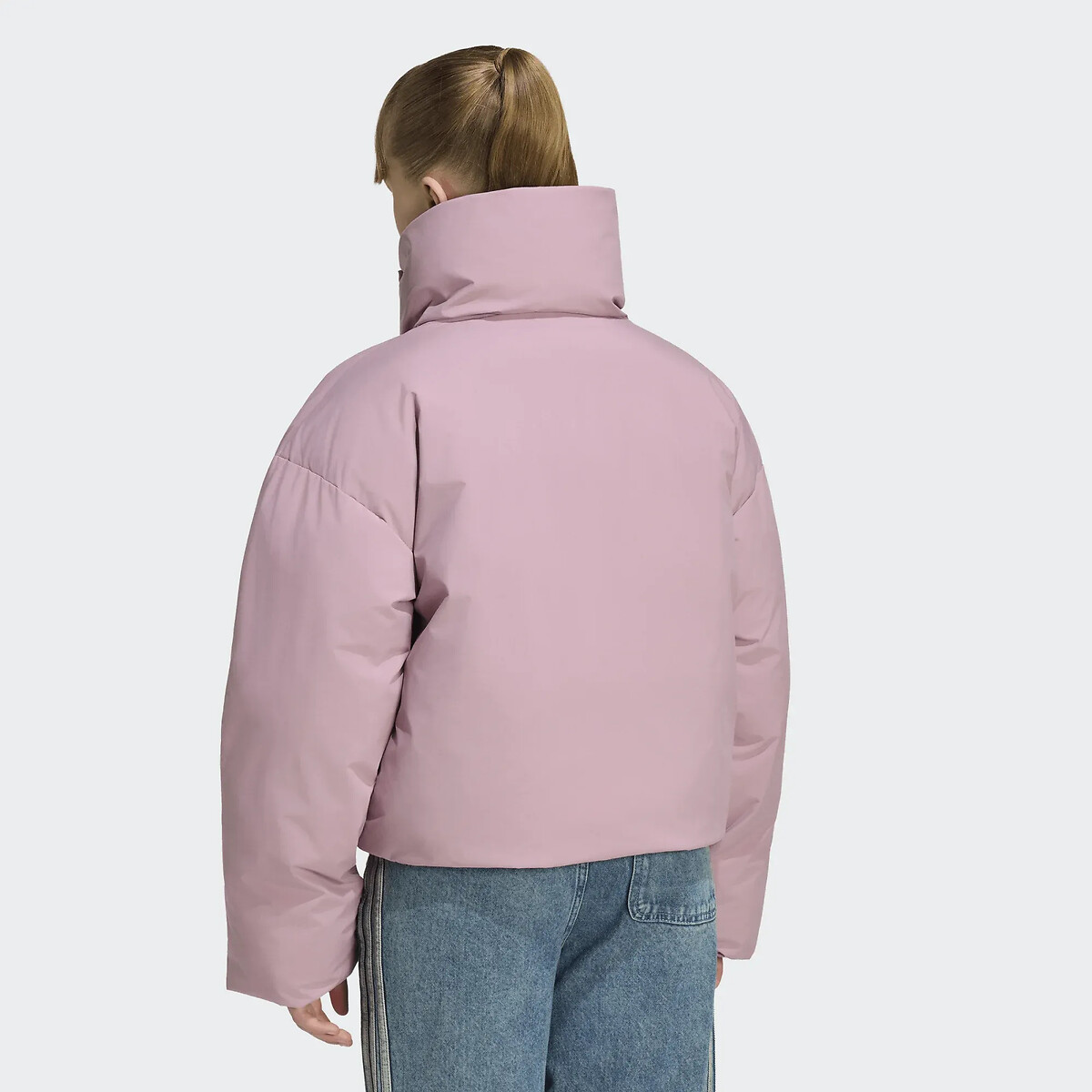 Doudoune col montant mauve, adidas Originals