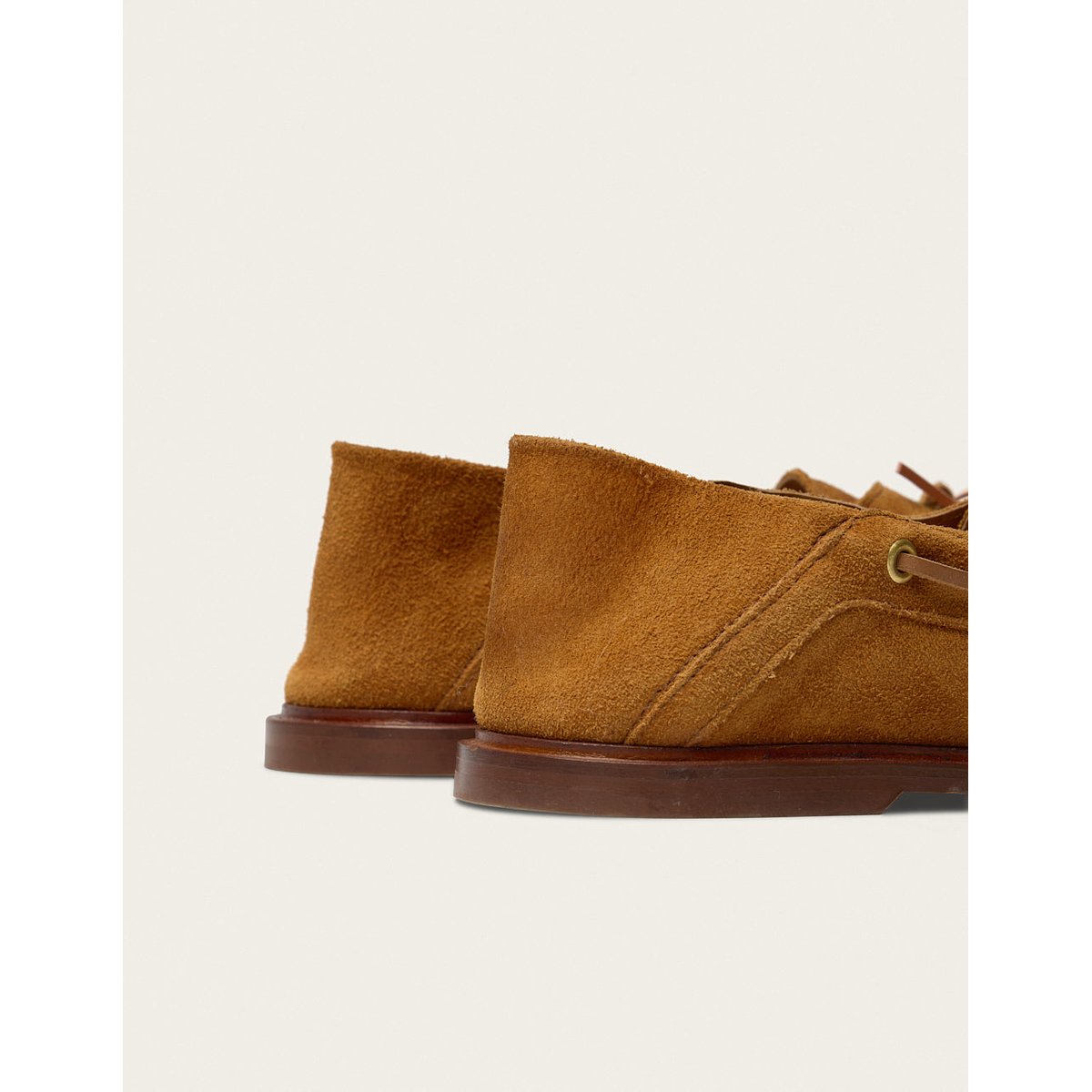 Mocassins OVEL suède ambre, ODAJE