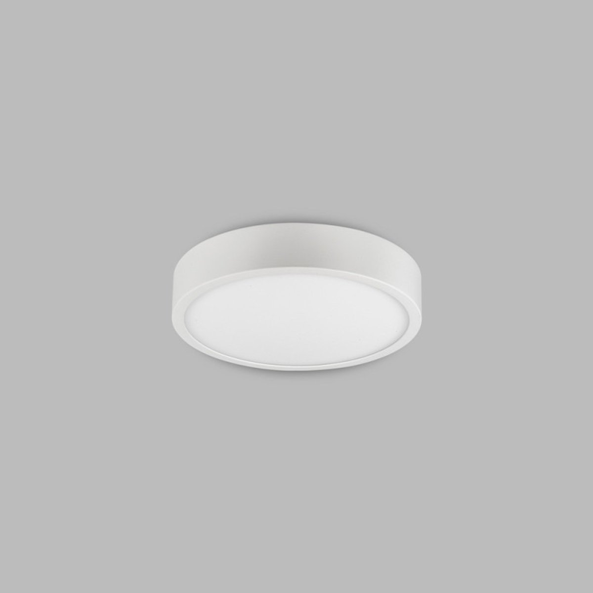 Plafonnier led rond blanc Saona Diam 17 blanc, MILLUMINE