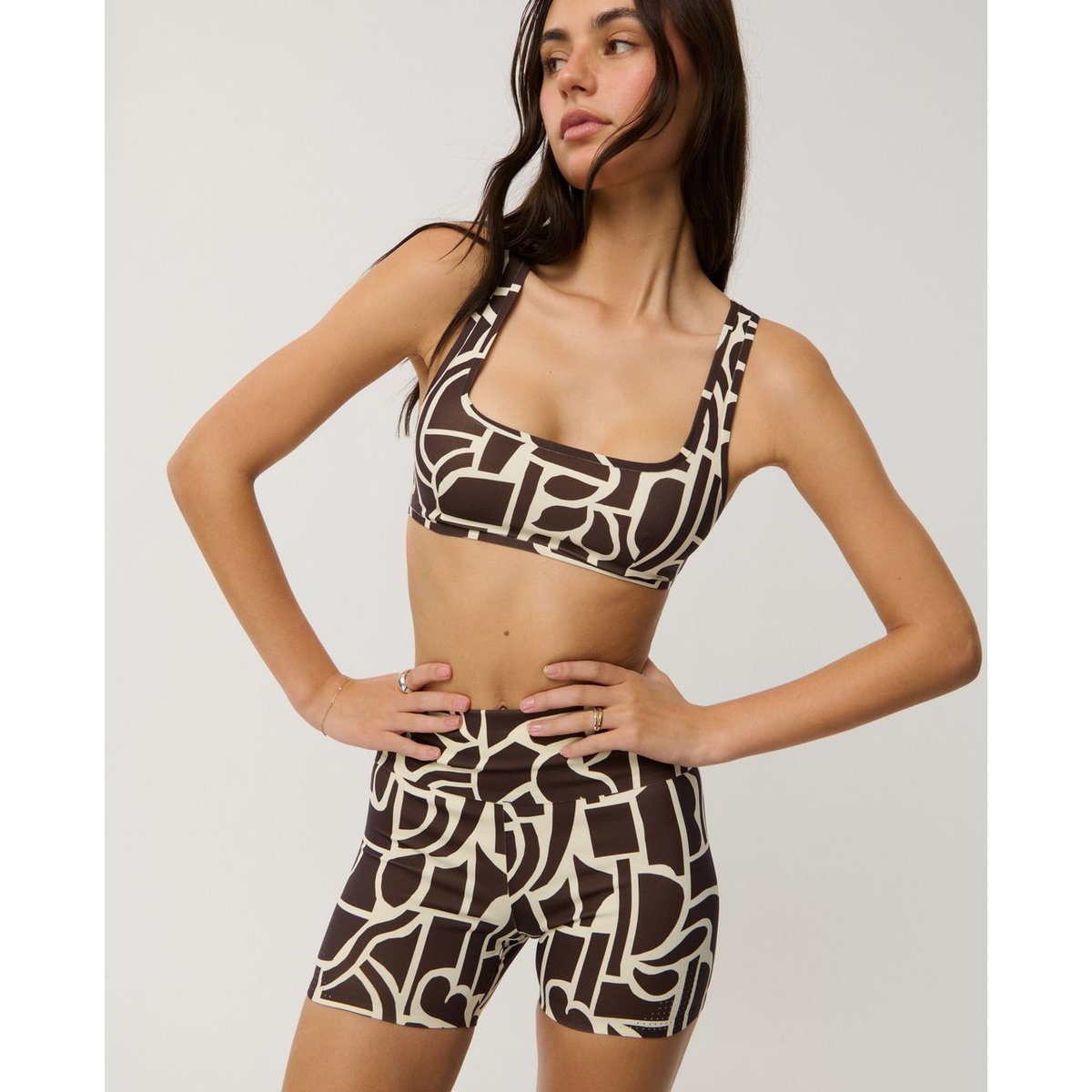Haut de maillot de bain brassière SEARCH Series brown, RIP CURL
