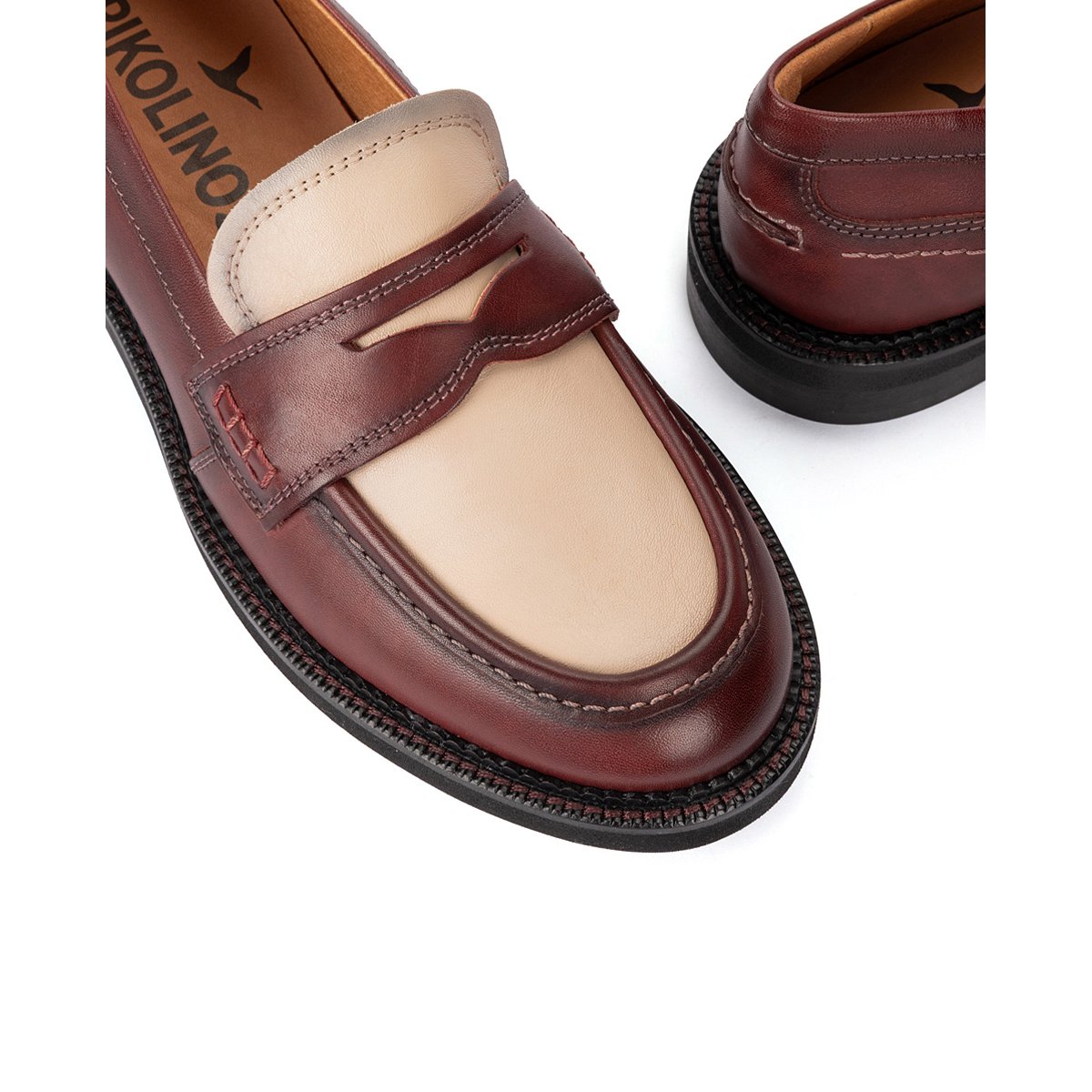 Mocassins cuir Deva arcilla, PIKOLINOS