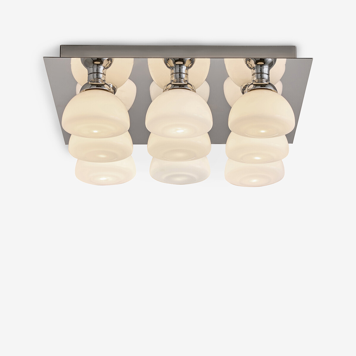 MADE.COM Monroe 9-Light Flush Ceiling Light chrome, MADE