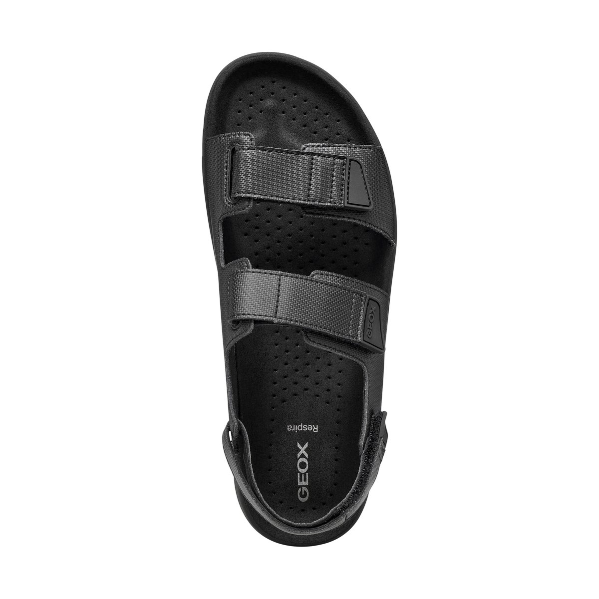 Sandales à Scratch U Flextride noir, GEOX