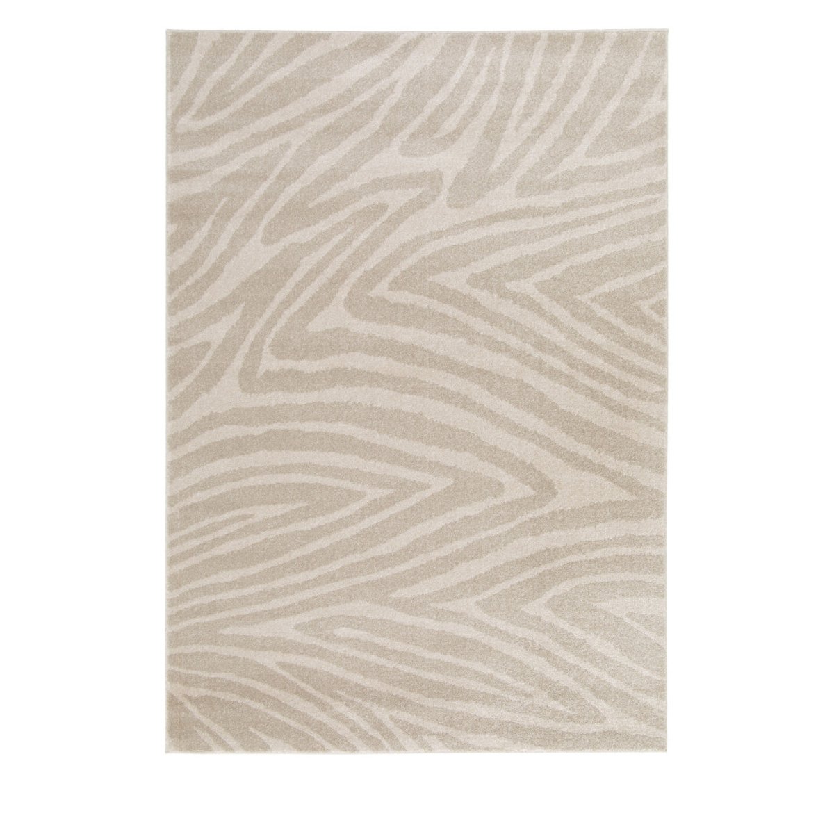 Tapis graphique à motif zébré- ZEBRA beige, DRAWER