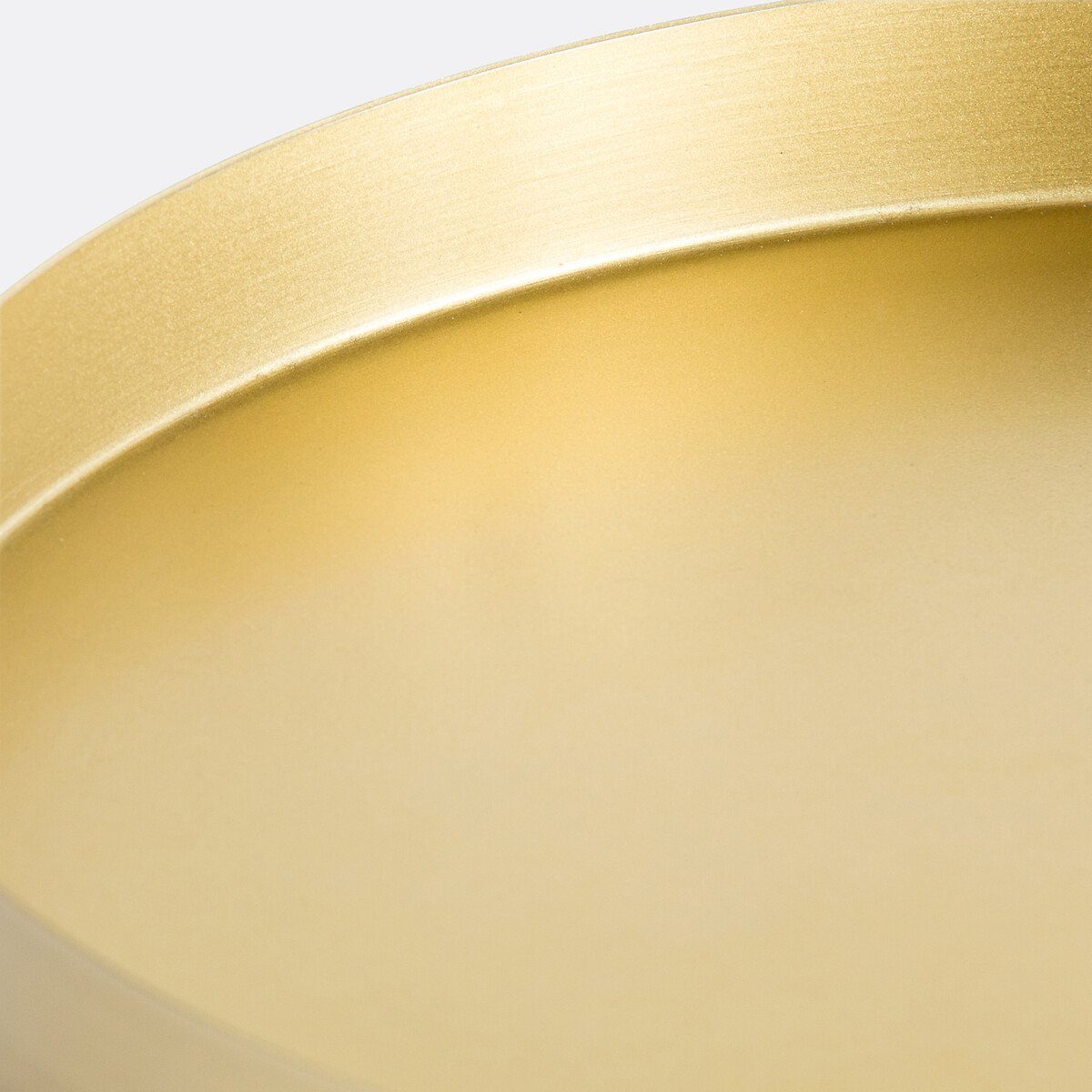 Plateau rond  Ø24 cm, en métal, Solador or, LA REDOUTE INTERIEURS