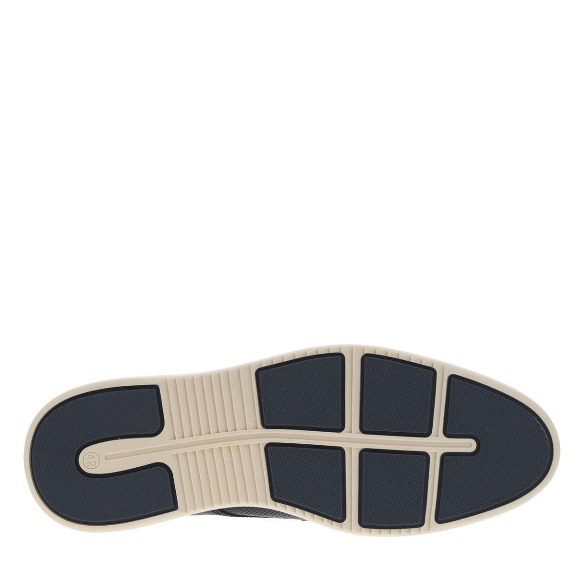 Baskets basses cuir bleu, BULLBOXER
