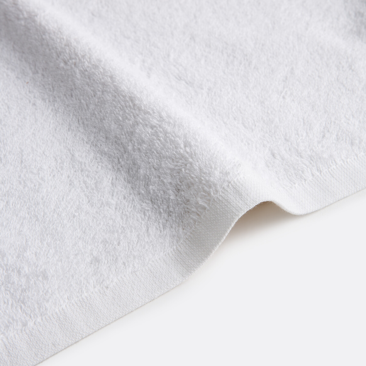 Set of 4 Scenario Terry Guest Towels 500g/m2 white, LA REDOUTE INTERIEURS