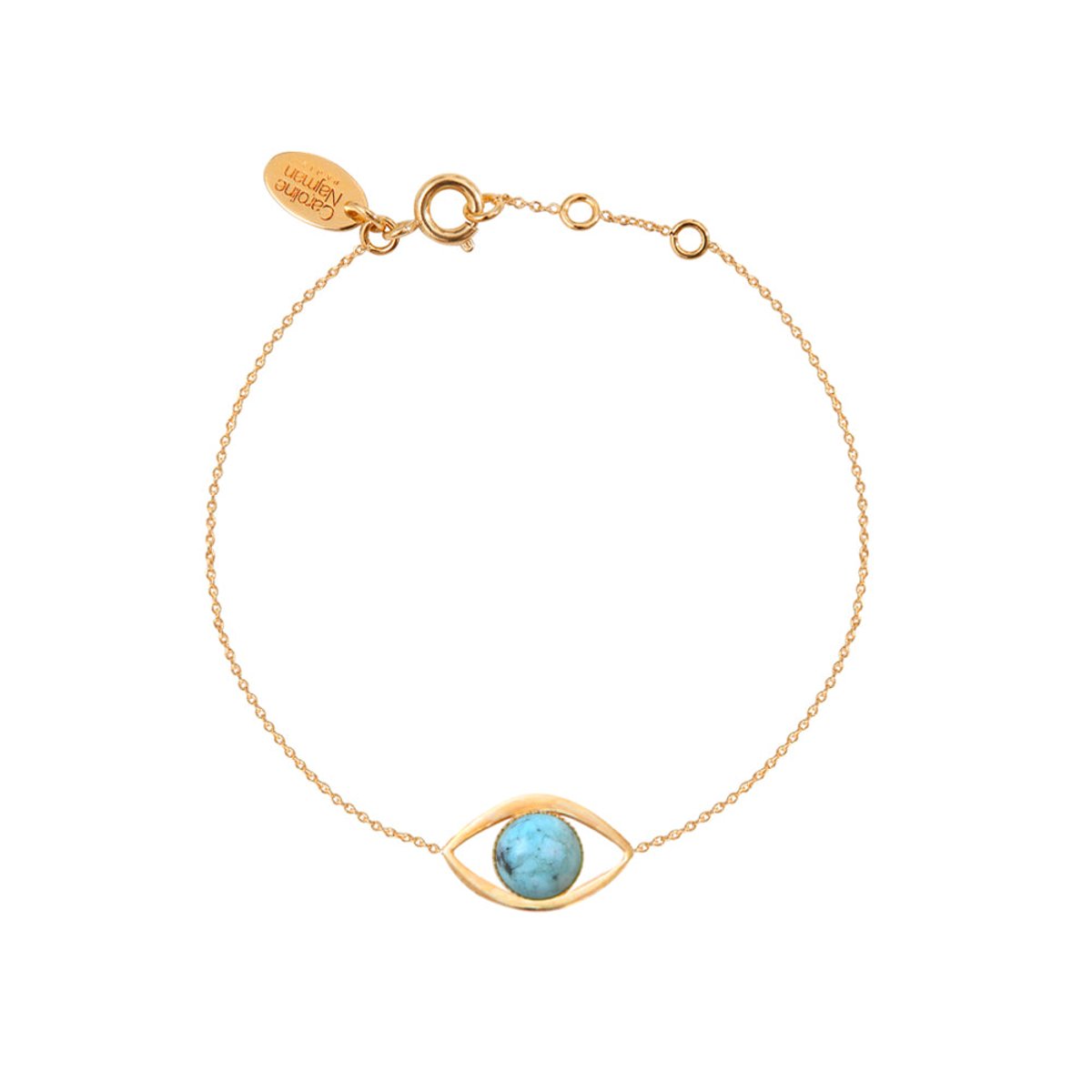 Bracelet eros jaspe africain bleu, CAROLINE NAJMAN