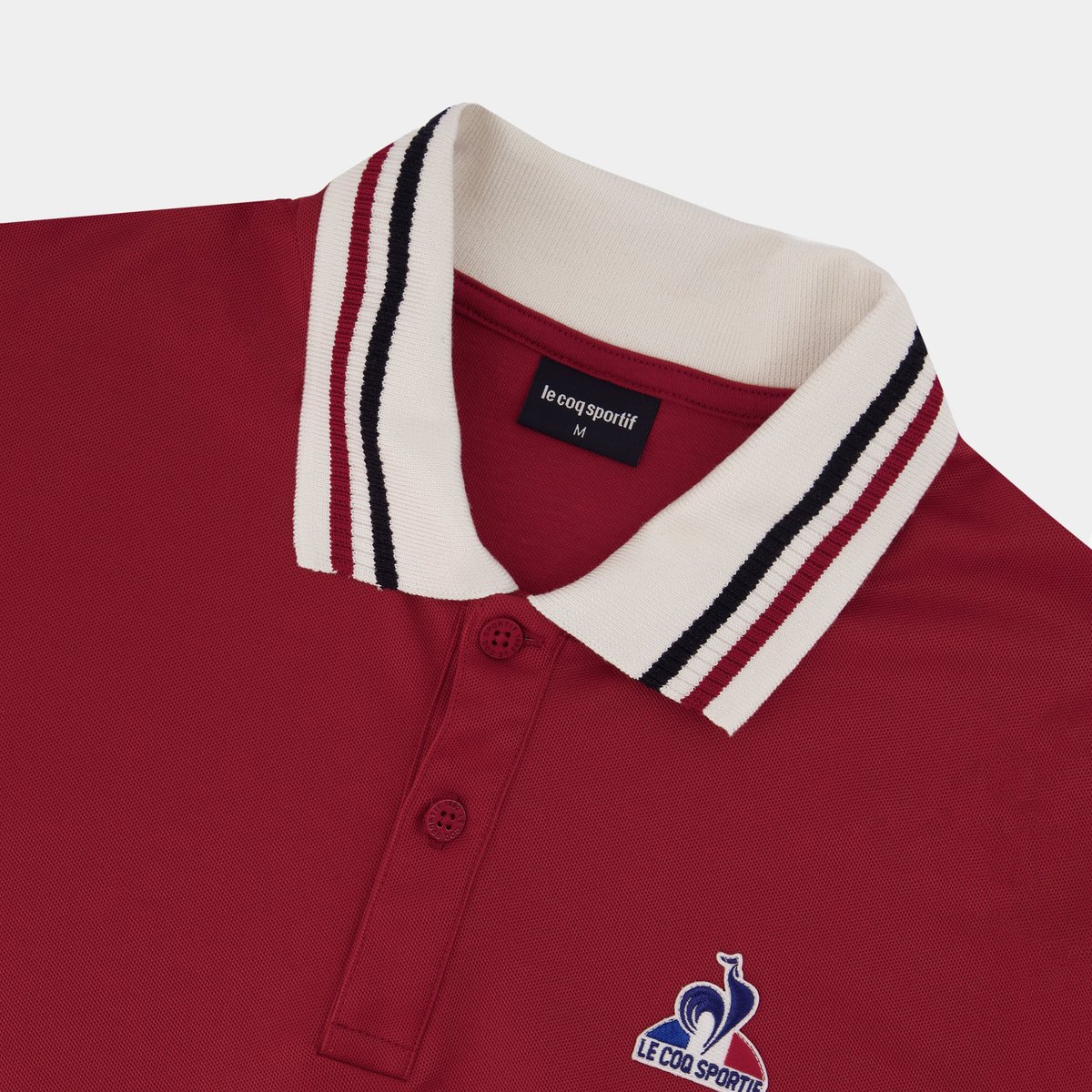 Polo Tricolore rio red, LE COQ SPORTIF