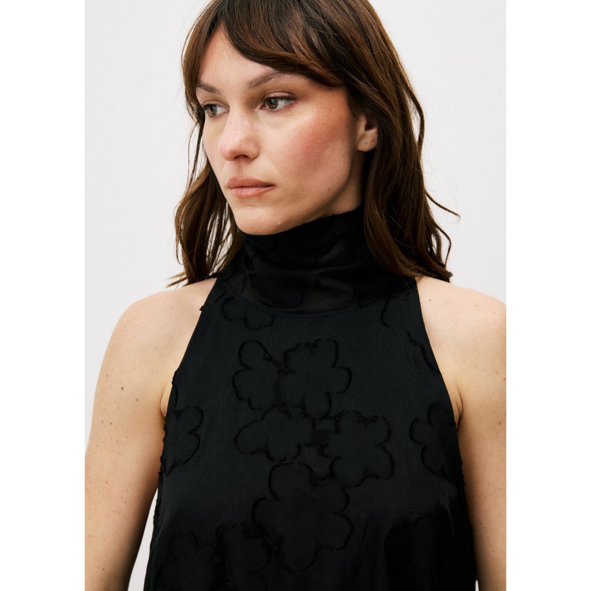 Robe longue PATTIE noir, FRNCH