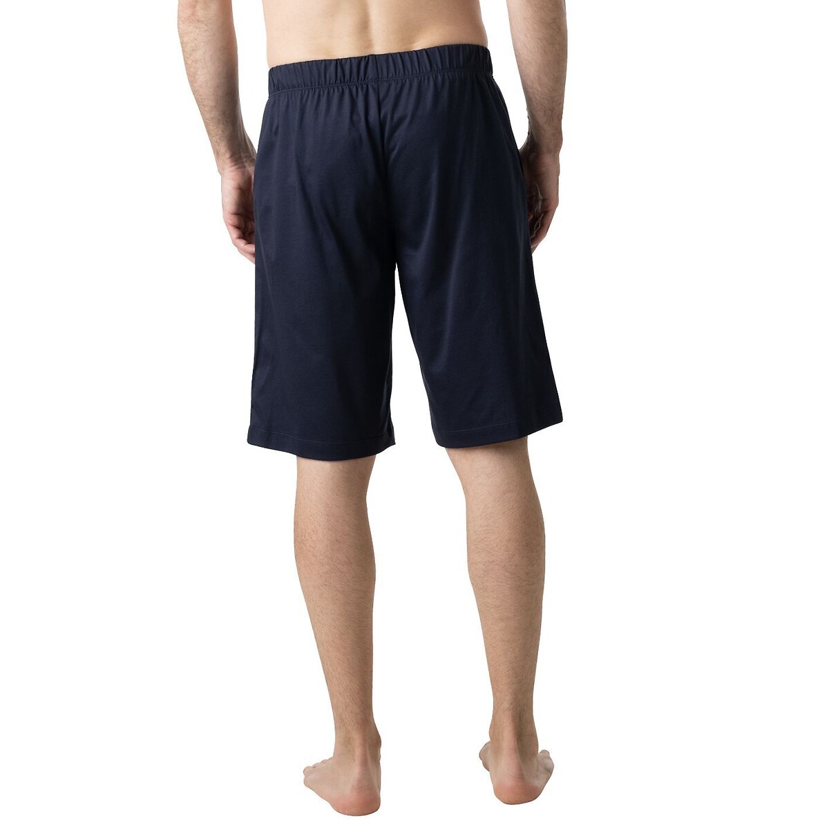 Pyjama court homme Mercerisé Eminence rouge/bleu marine, EMINENCE