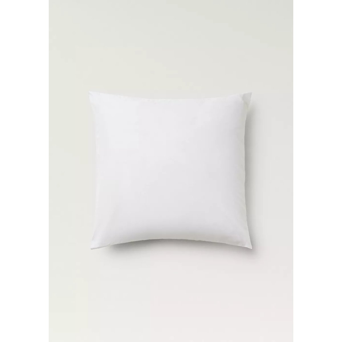 Deux taies d’oreiller percale de coton 60x60 cm blanc, MANGO HOME